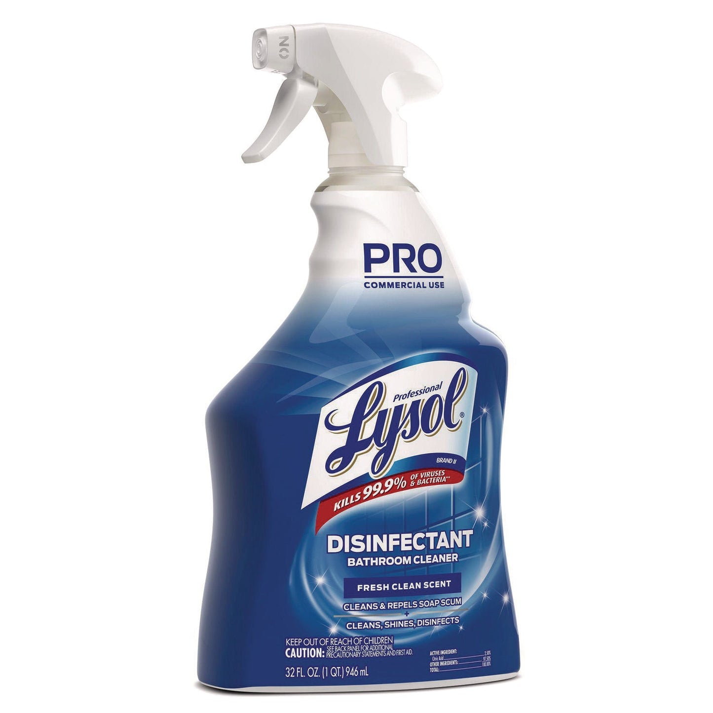 Disinfectant Bathroom Cleaner, 32 oz Spray Bottle, 12/Carton - OrderMe
