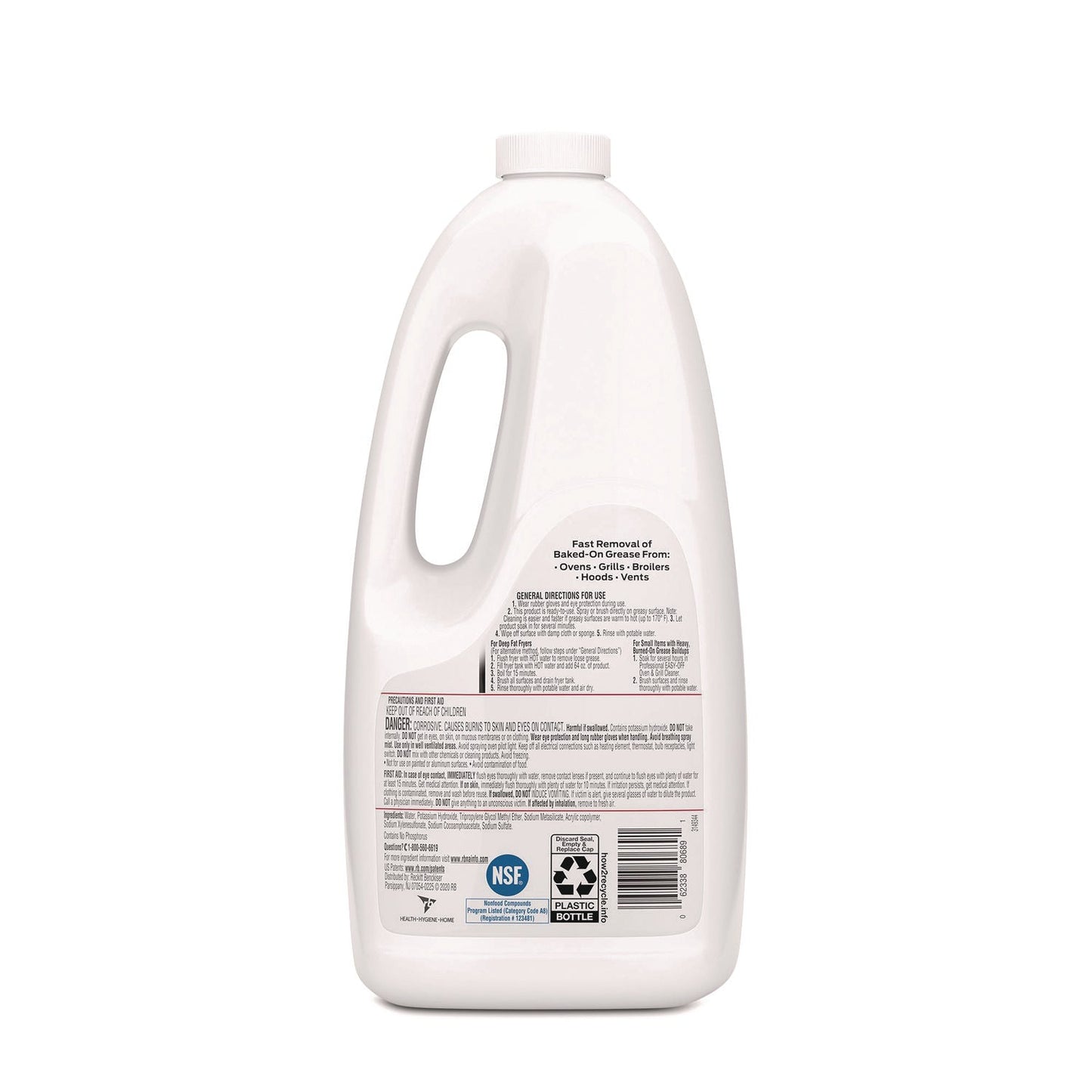 Ready-to-Use Oven and Grill Cleaner, Liquid, 2 qt Bottle, 6/Carton - OrderMe