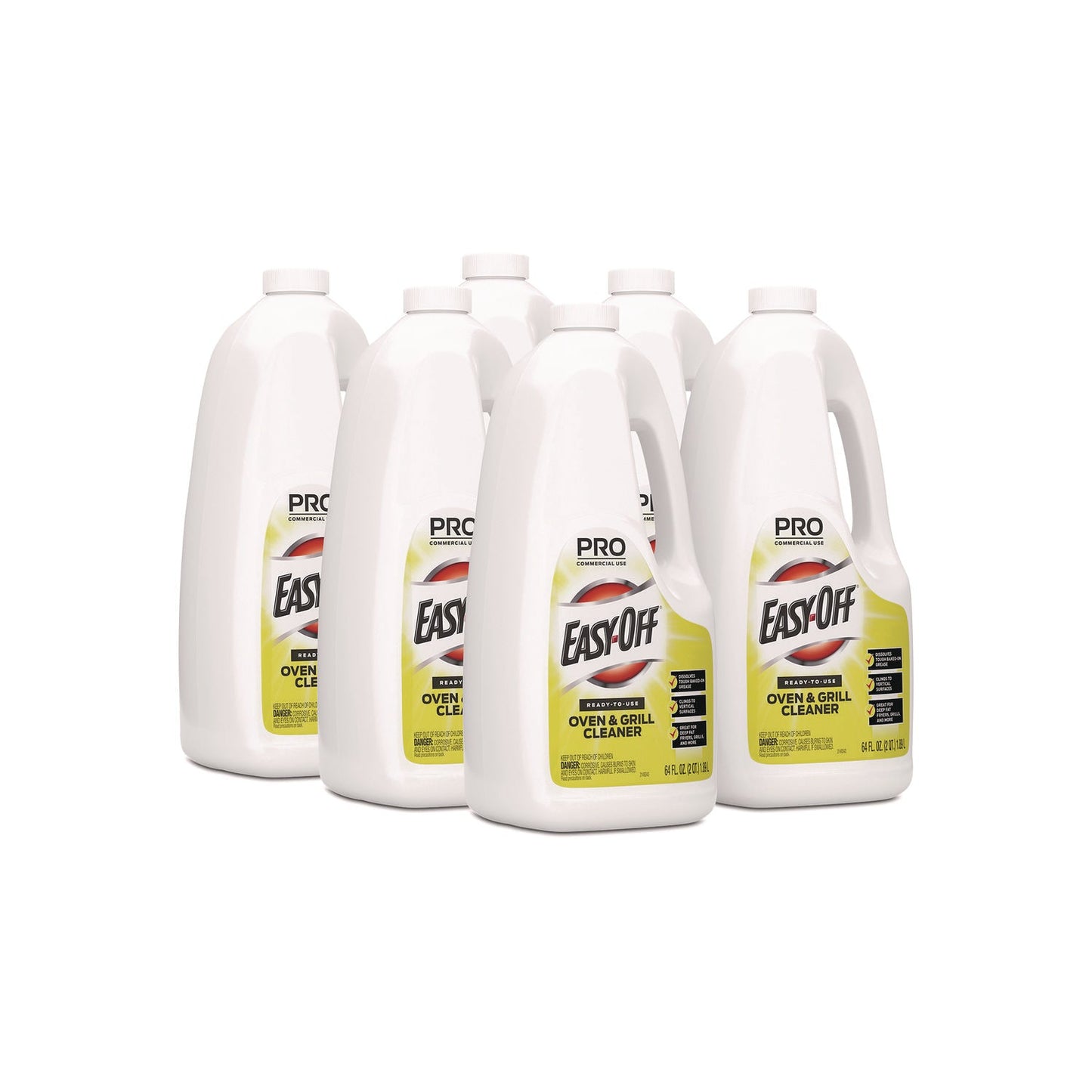 Ready-to-Use Oven and Grill Cleaner, Liquid, 2 qt Bottle, 6/Carton - OrderMe
