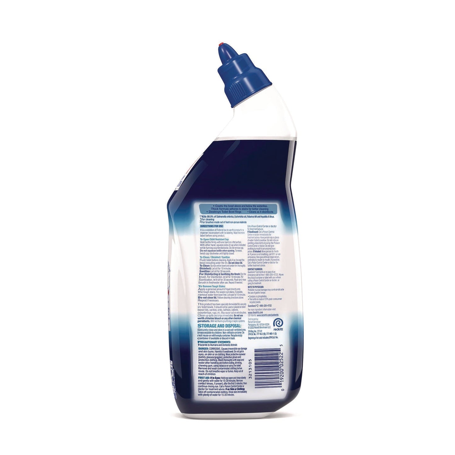 Disinfectant Toilet Bowl Cleaner, Atlantic Fresh, 24 oz Bottle, 9/Carton - OrderMe