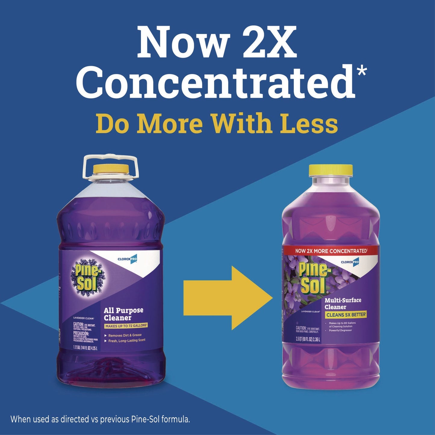 CloroxPro Multi-Surface Cleaner Concentrated, Lavender Clean Scent, 80 oz Bottle - OrderMe