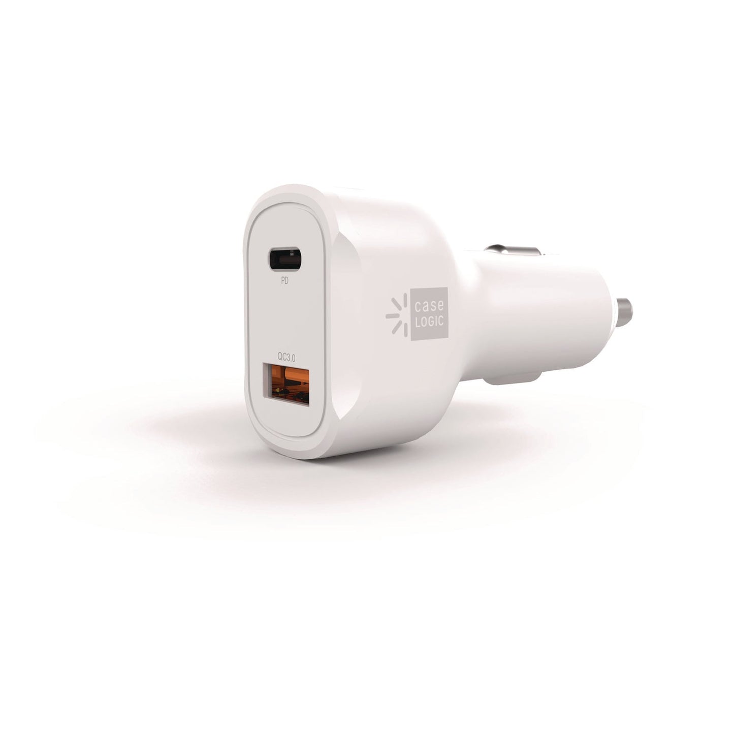 PD Car Charger, 60 W, Two 2 A Ports, White - OrderMe