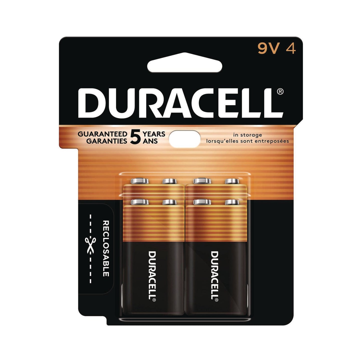 CopperTop Alkaline 9V Batteries, 4/Pack