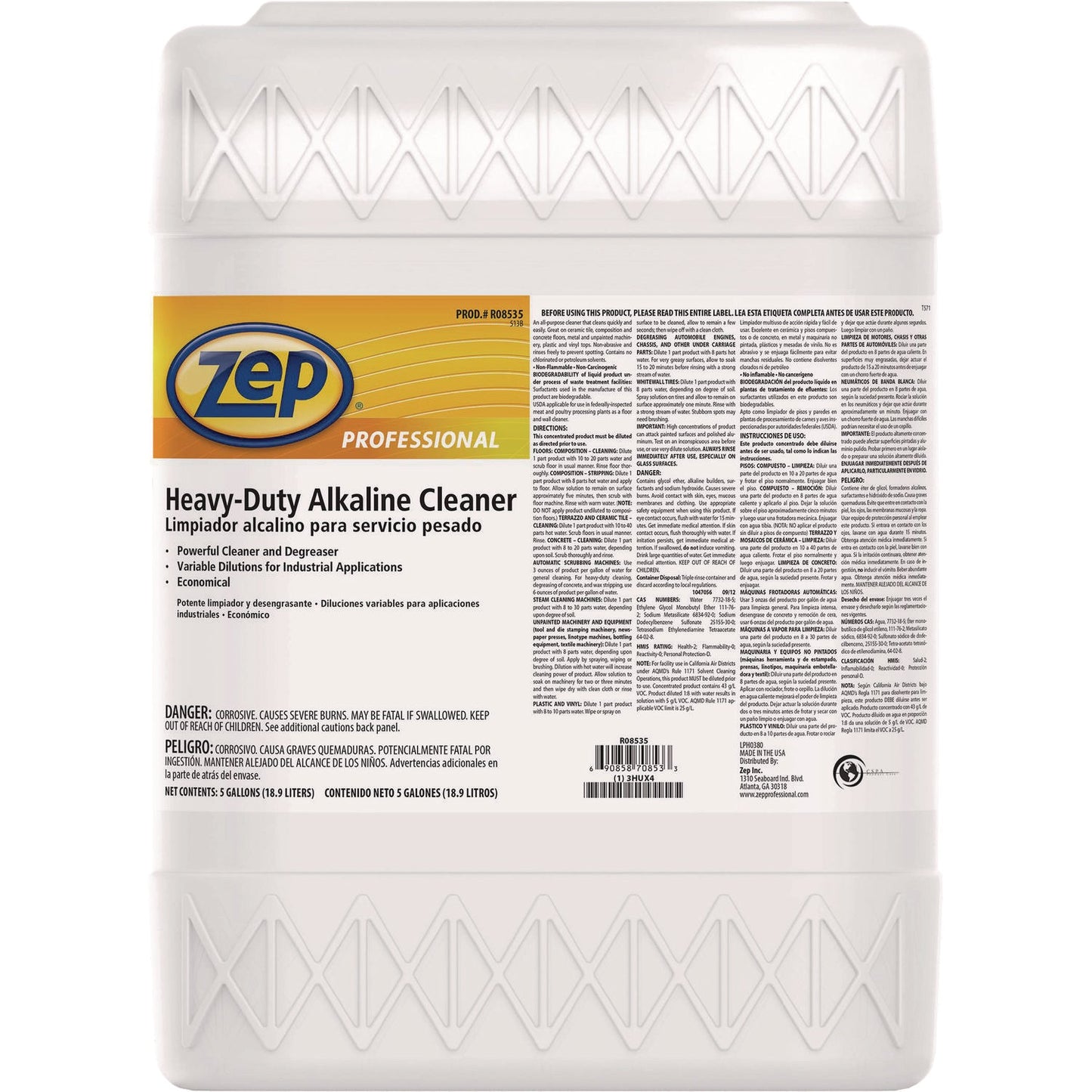 Heavy Duty Alkaline Cleaner, 5 gal Pail - OrderMe