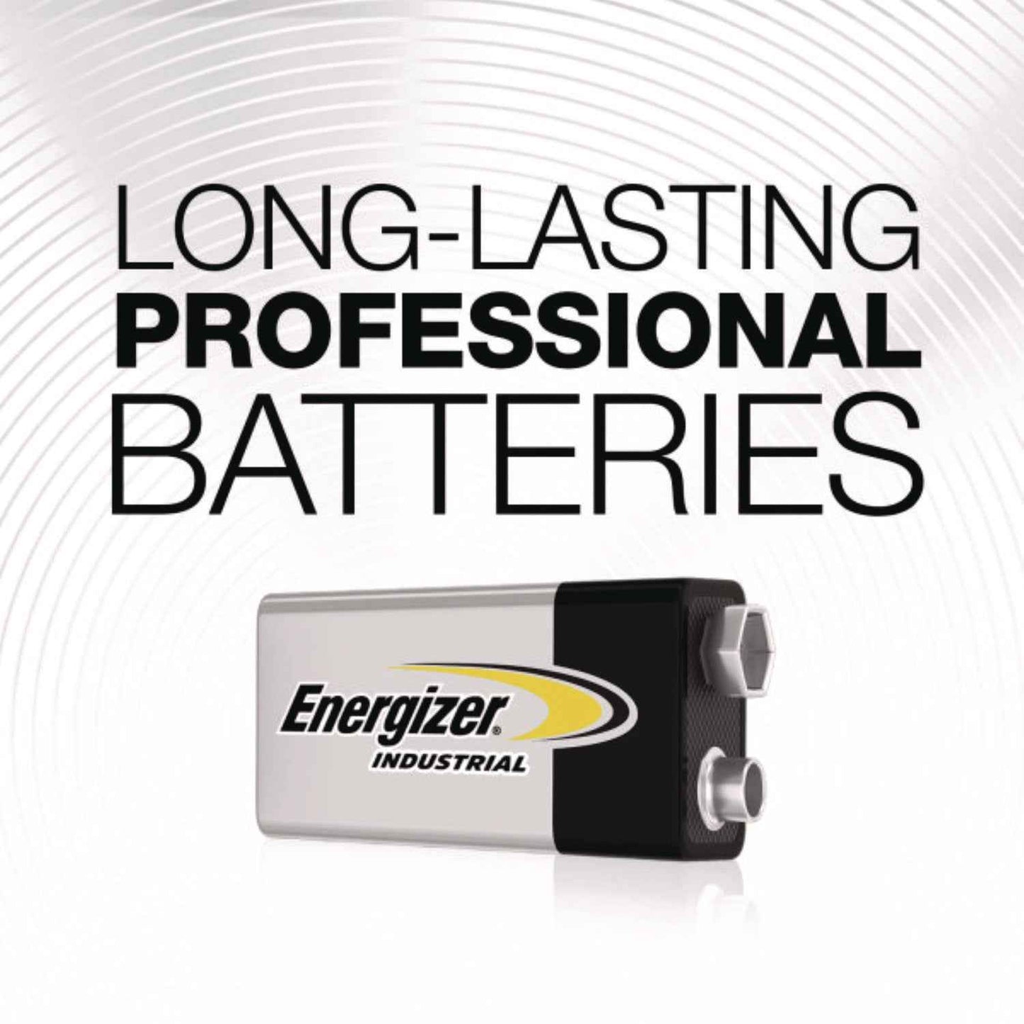 Industrial Alkaline 9V Batteries, 12/Box