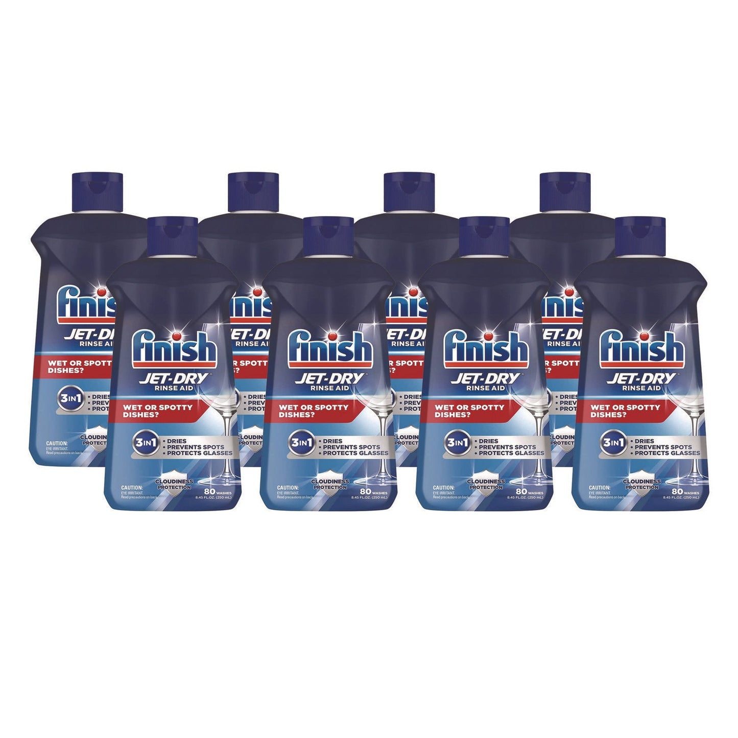 Jet-Dry Rinse Agent, 8.45 oz Bottle, 8/Carton - OrderMe