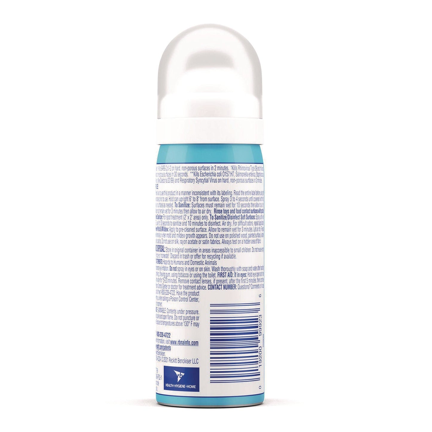 Disinfectant Spray To Go, Crisp Linen Scent, 1.5 oz Aerosol Spray, 12/Carton - OrderMe