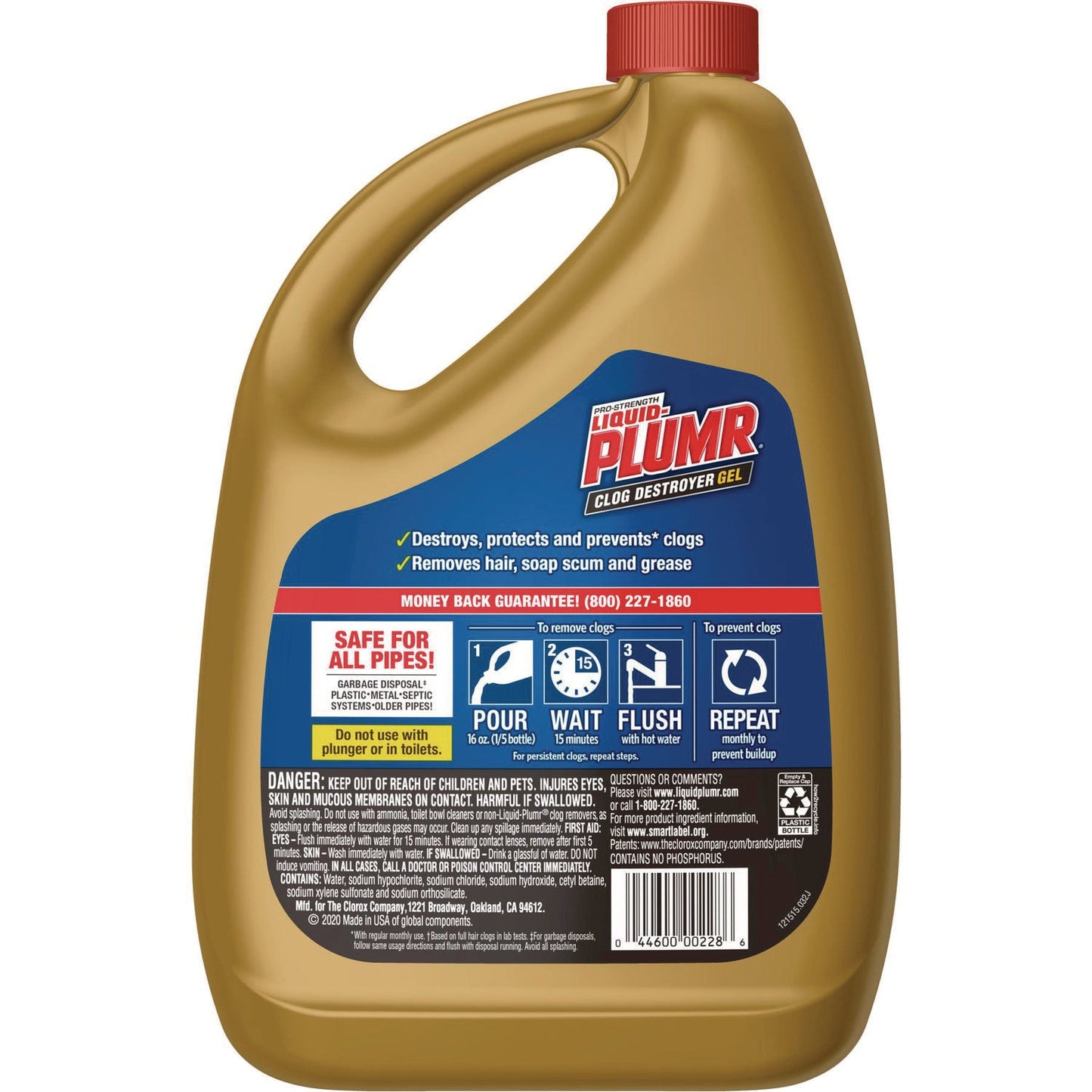 Clog Destroyer + PipeGuard, Gel, 80 oz - OrderMe