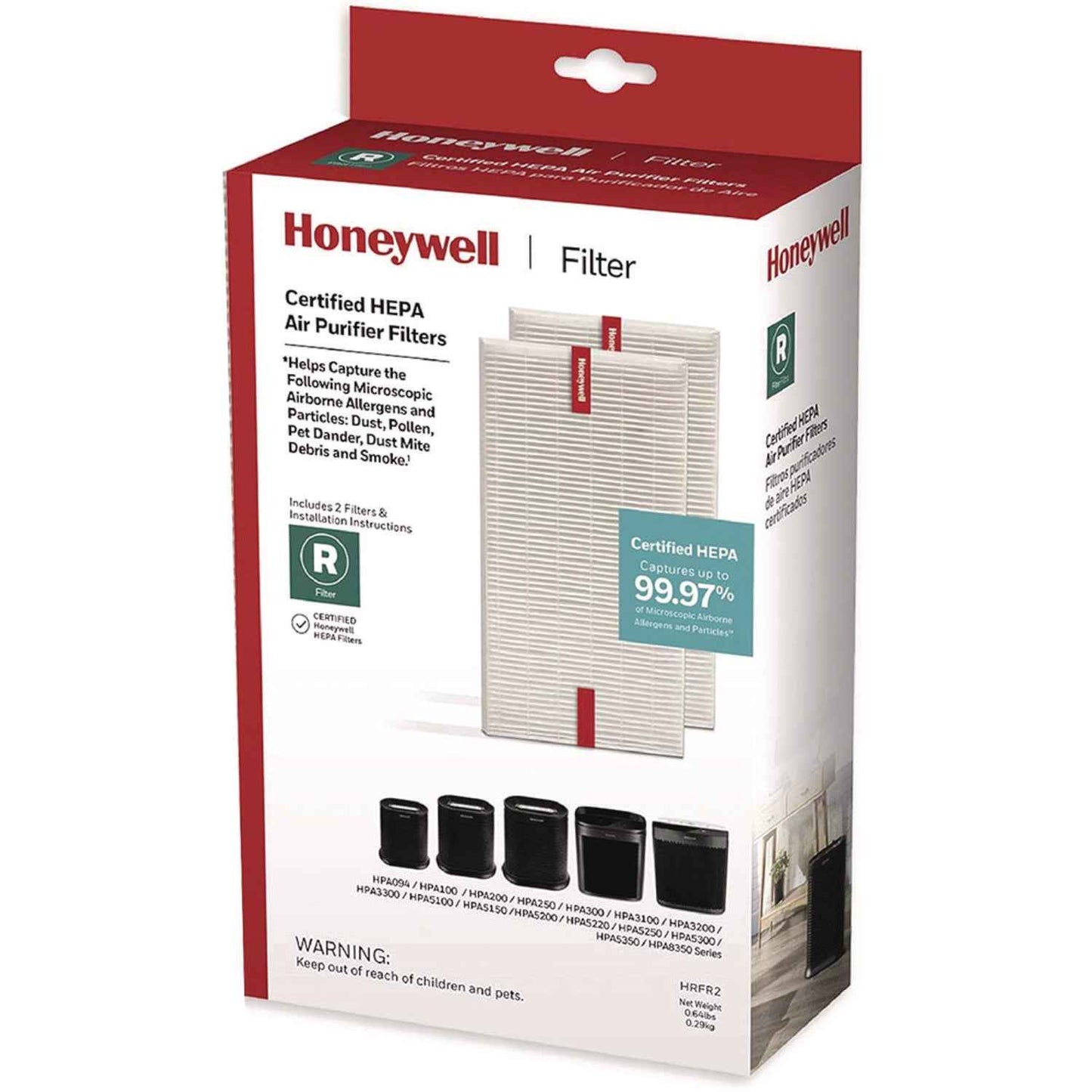 HEPA Air Purifier Filter, Box of 2 Filters - OrderMe