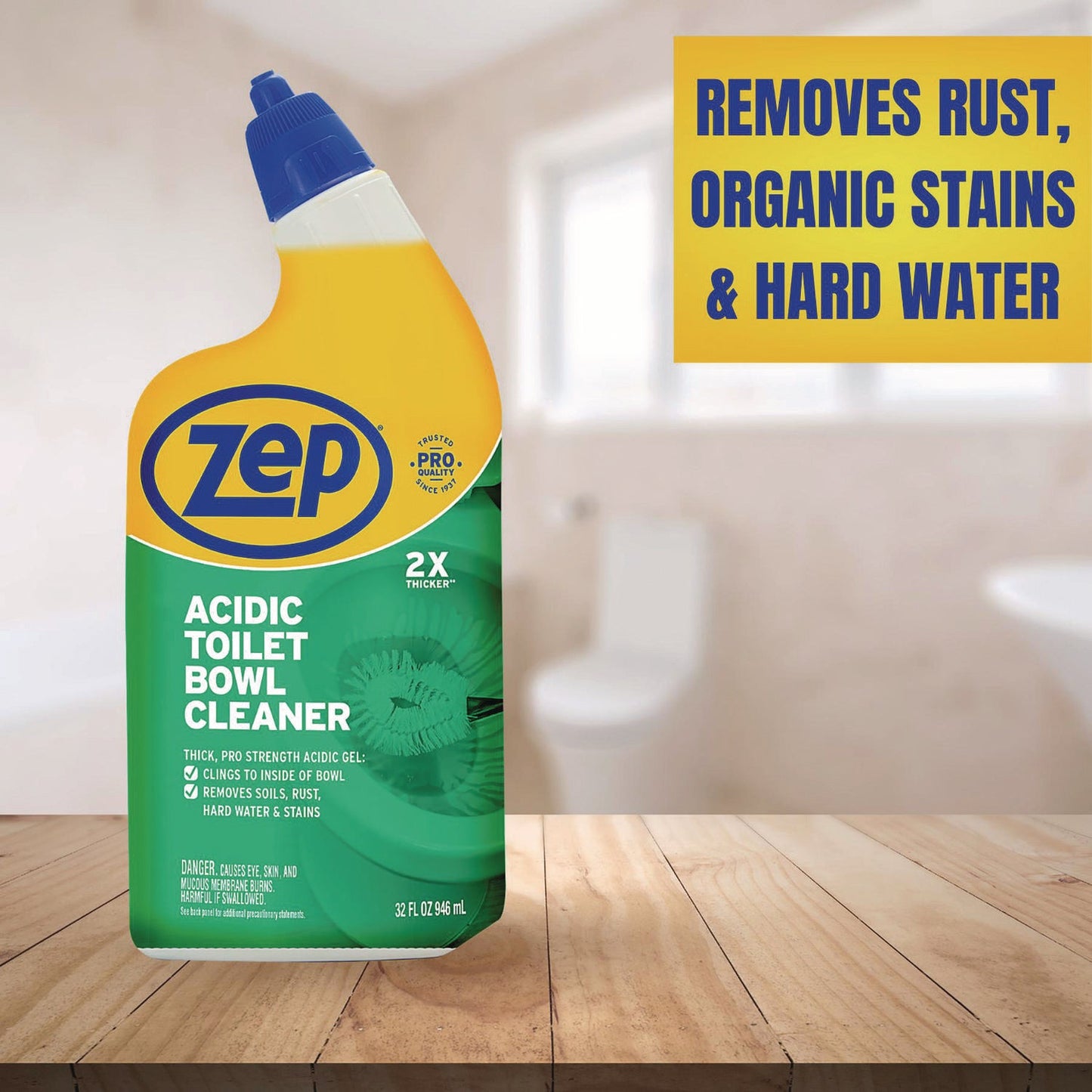 Acidic Toilet Bowl Cleaner, Mint, 32 oz Bottle, 12/Carton - OrderMe