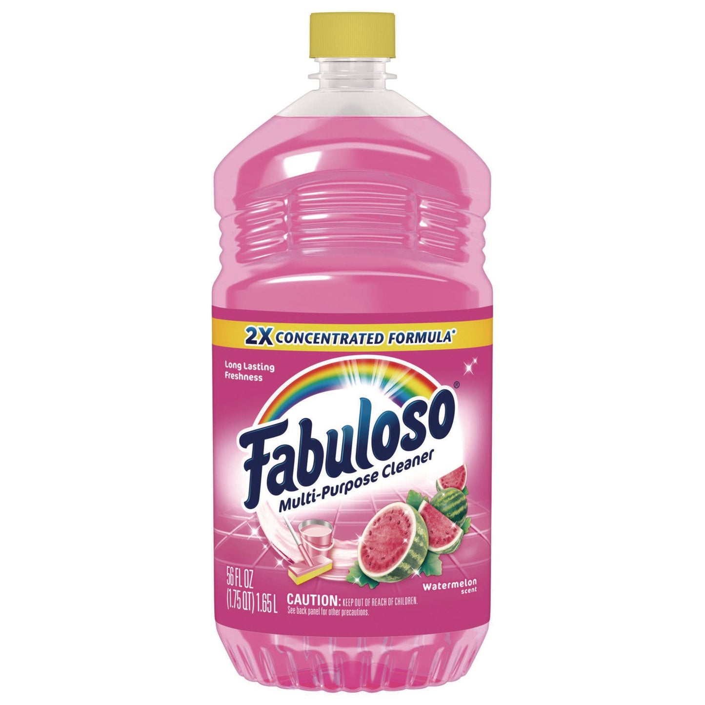 Multi-Use Cleaner, Watermelon Scent, 56 oz Bottle, 6/Carton - OrderMe