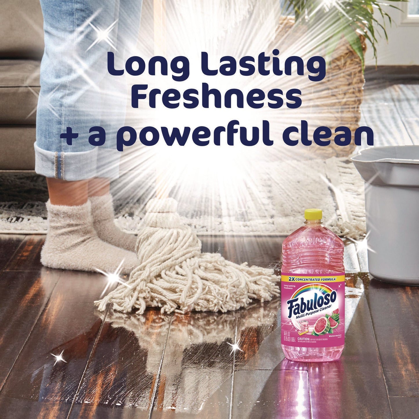 Multi-Use Cleaner, Watermelon Scent, 56 oz Bottle, 6/Carton - OrderMe