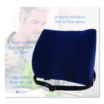 Sitback Standard Lumbar Back Support , 13 x 14, Blue