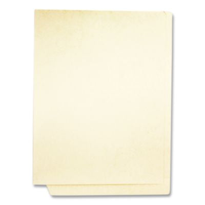 End Tab Fastener File Folder, 0.75" Expansion, 1 Horizontal 1 Vertical Fastener, Letter Size, Manila Exterior, 250/Box