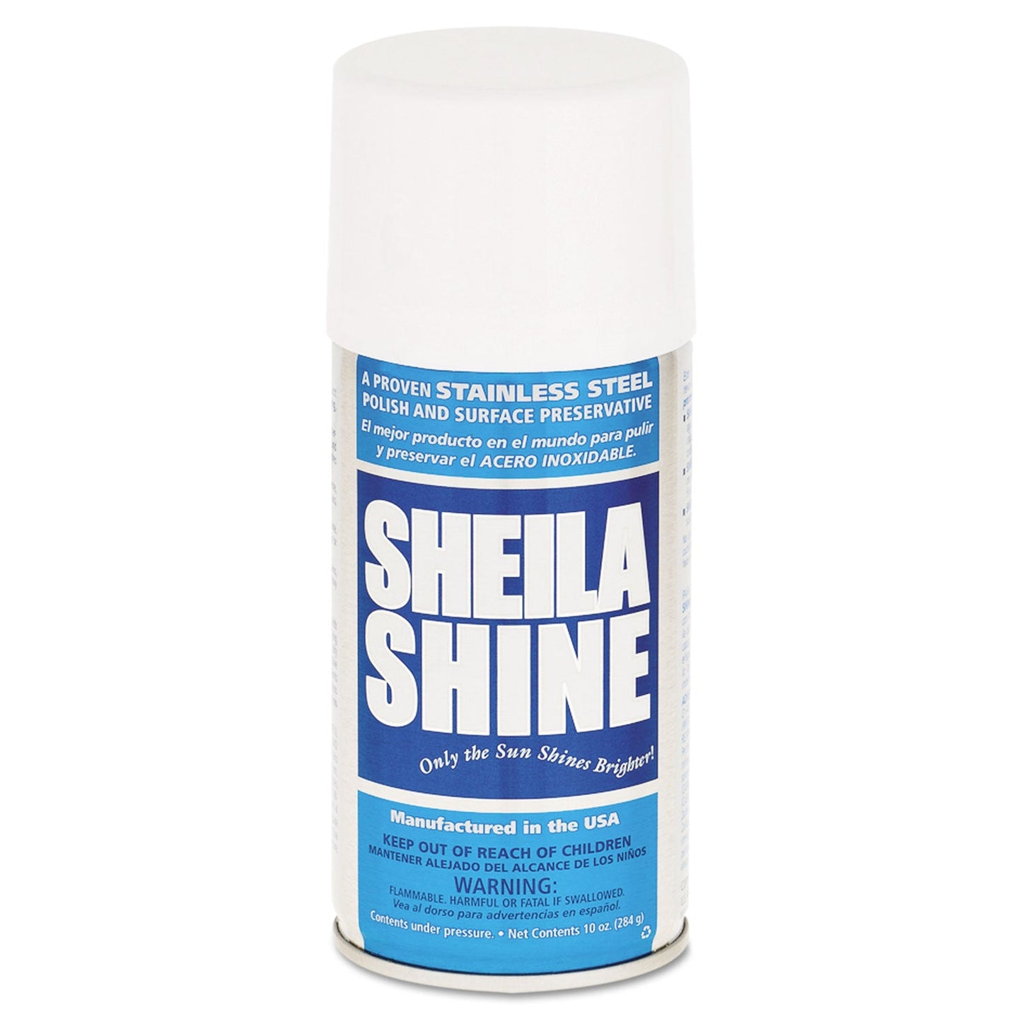 Stainless Steel Cleaner and Polish, 10 oz Aerosol Spray, 12/Carton - OrderMe