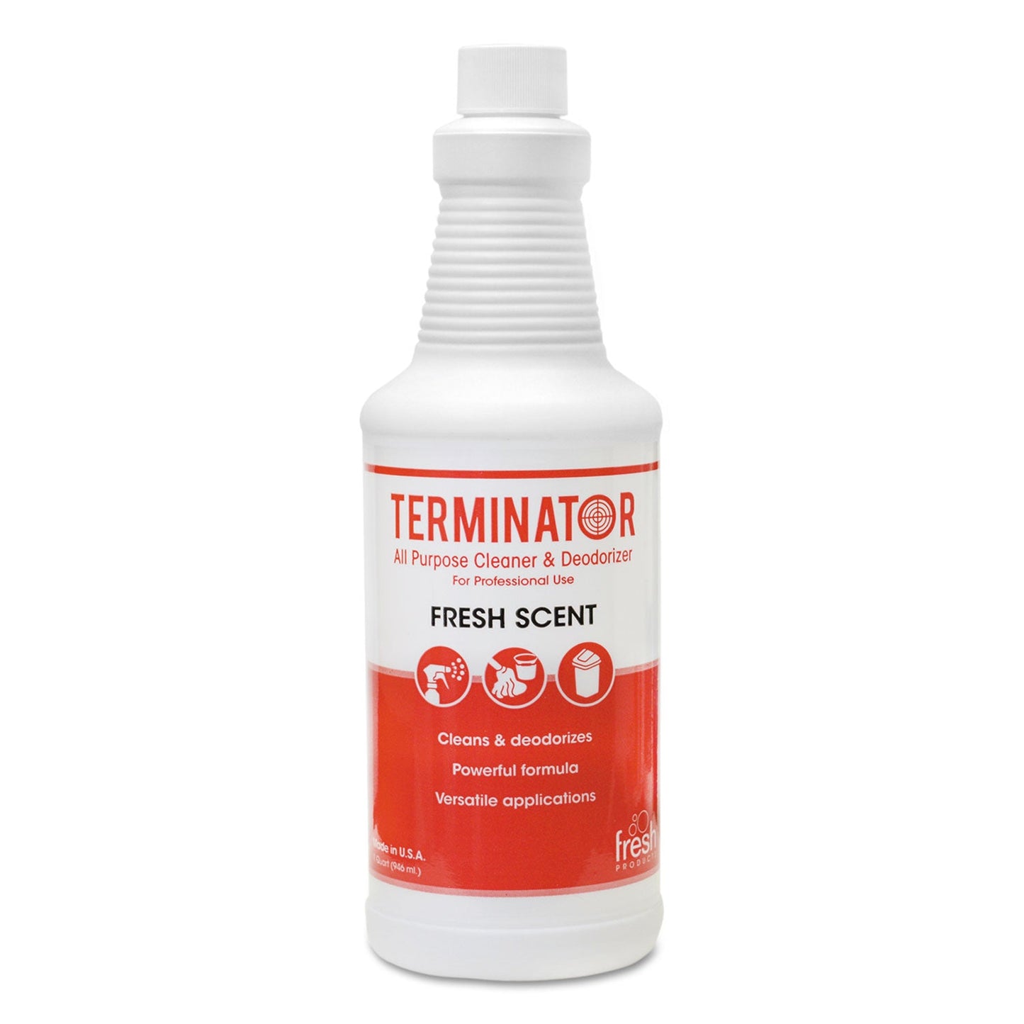 Terminator All-Purpose Cleaner/Deodorizer with (2) Trigger Sprayers, 32 oz Bottles, 12/Carton - OrderMe