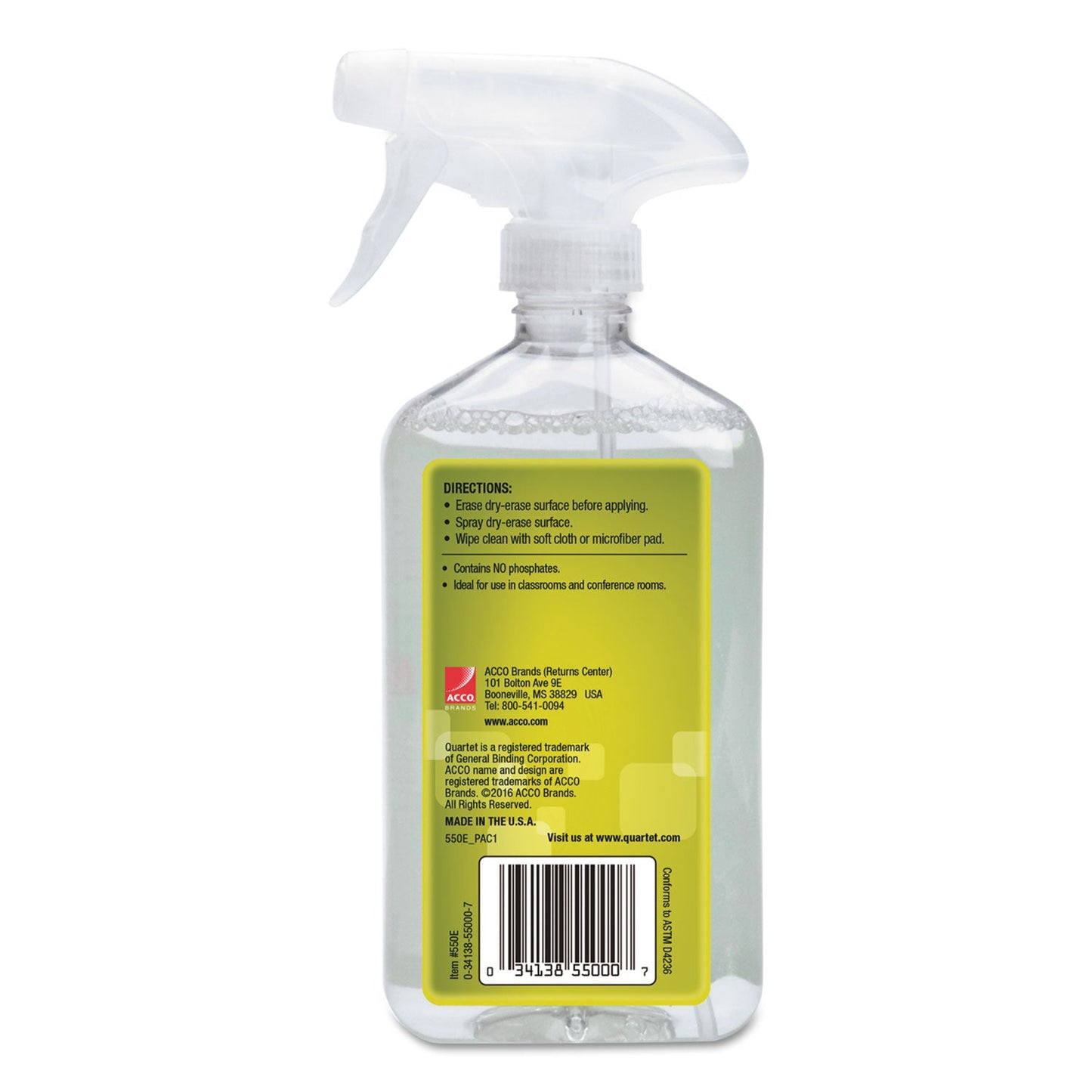 Whiteboard Spray Cleaner for Dry Erase Boards, 17 oz Spray Bottle - OrderMe