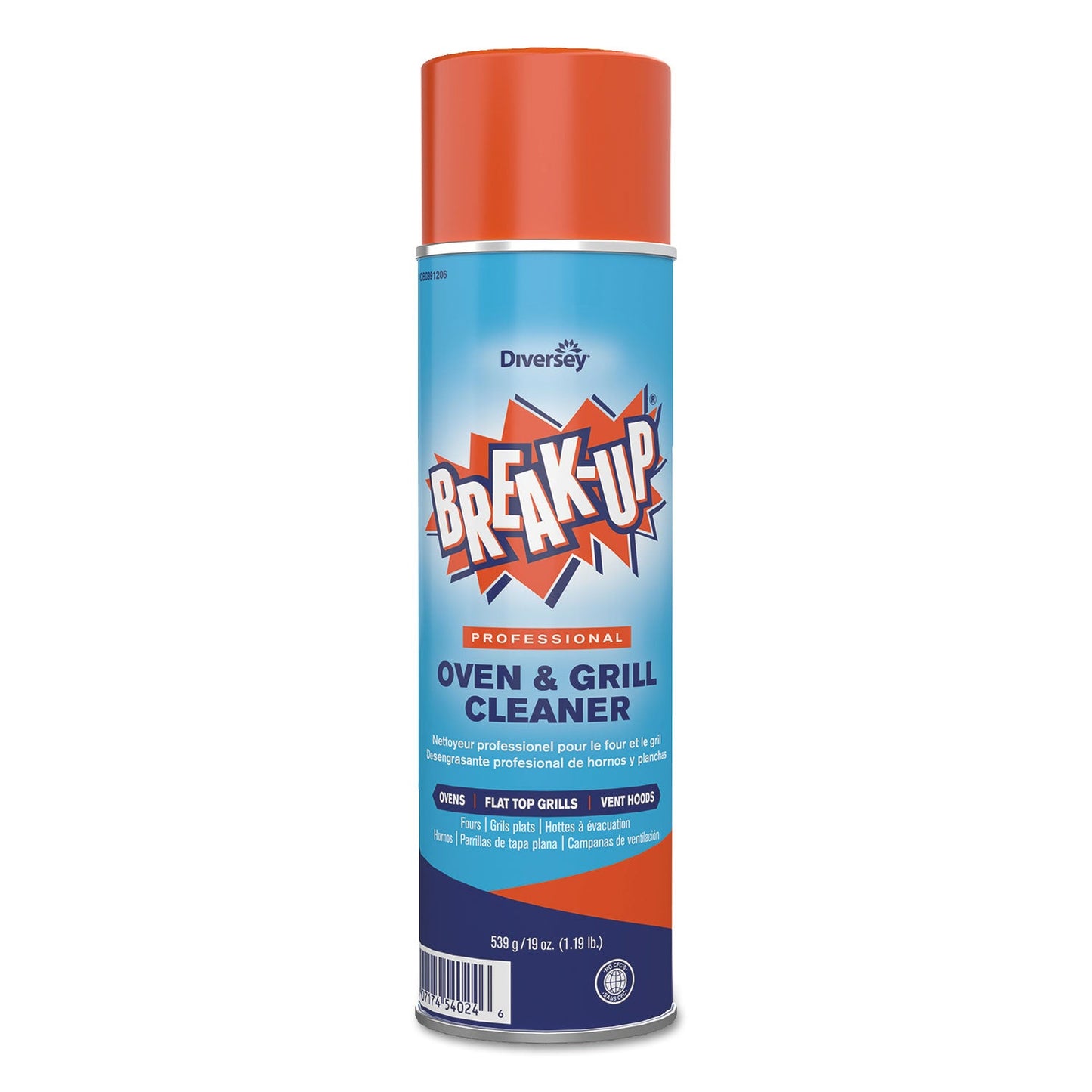 Oven And Grill Cleaner, Ready to Use, 19 oz Aerosol Spray - OrderMe