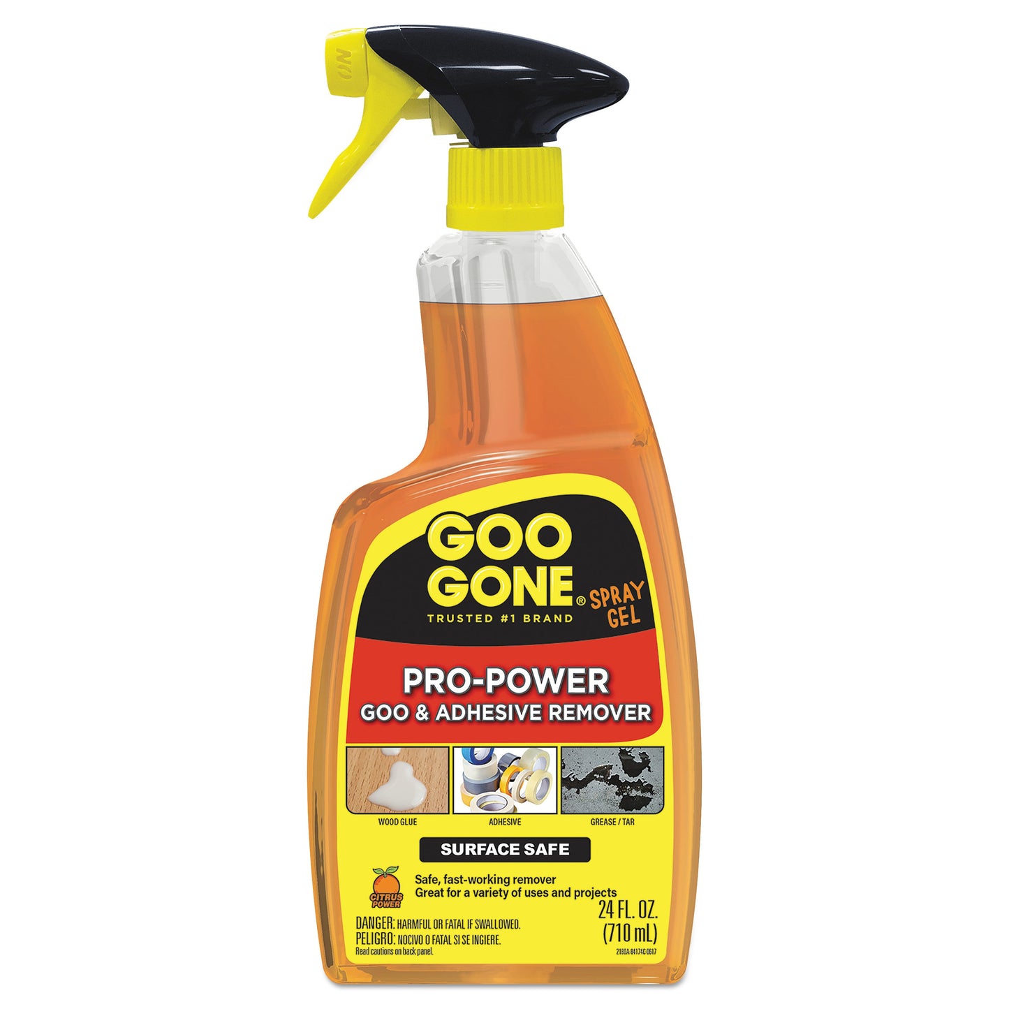 Pro-Power Cleaner, Citrus Scent, 24 oz Spray Bottle, 4/Carton - OrderMe