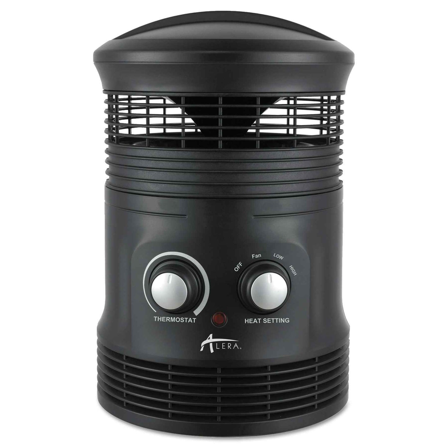 360 Deg Circular Fan Forced Heater, 750 W, 8 x 8 x 12, Black - OrderMe