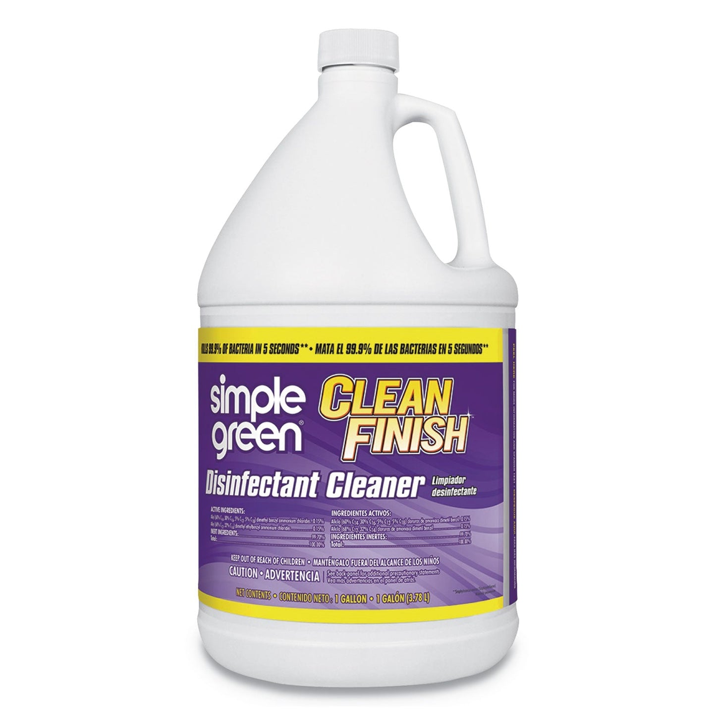 Clean Finish Disinfectant Cleaner, 1 gal Bottle, Herbal - OrderMe