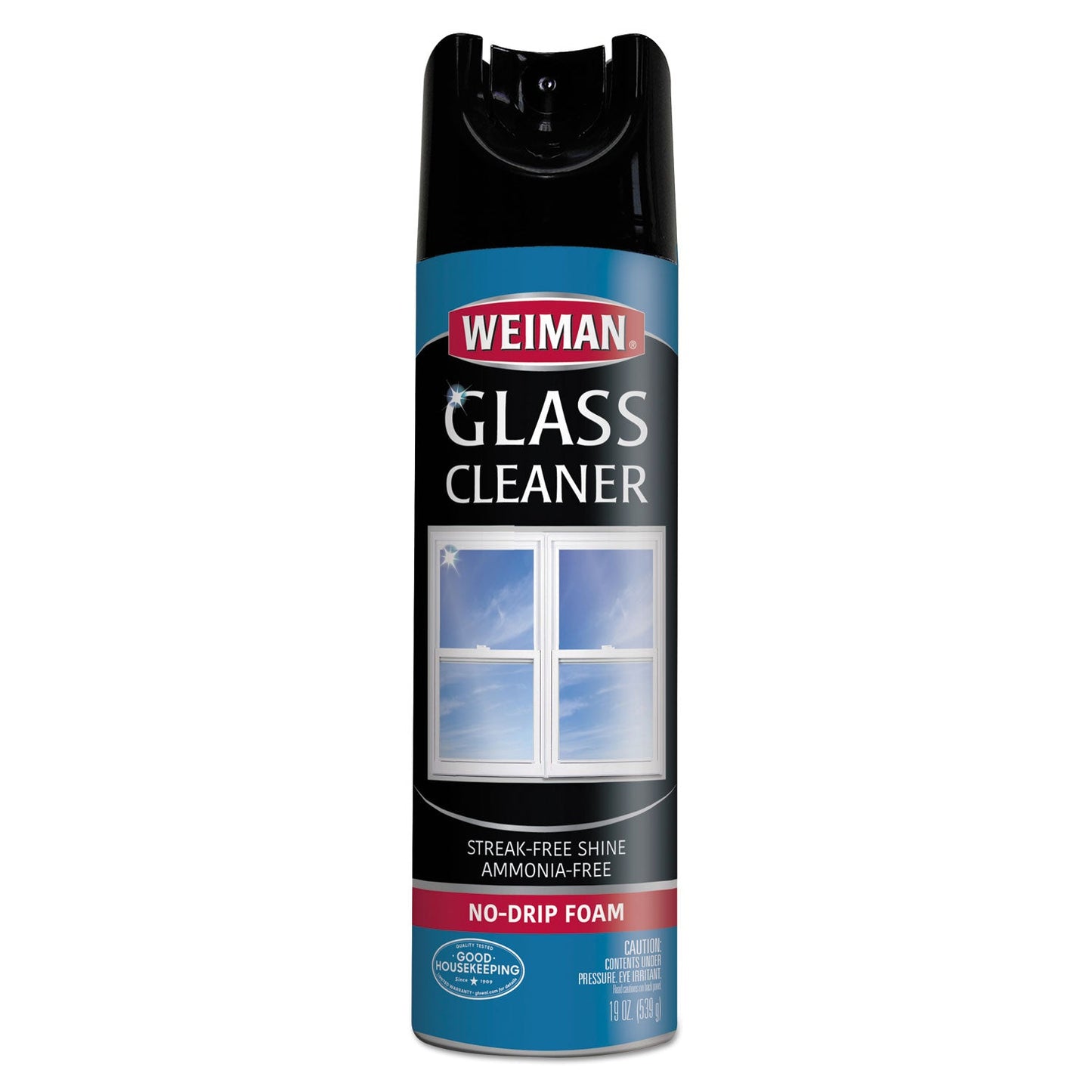 Foaming Glass Cleaner, 19 oz Aerosol Spray Can - OrderMe