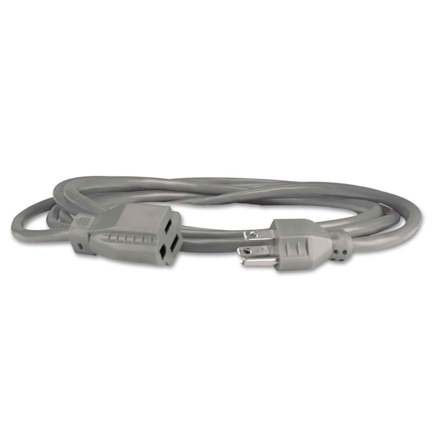 Indoor Heavy-Duty Extension Cord, 9 ft, 13 A, Gray - OrderMe
