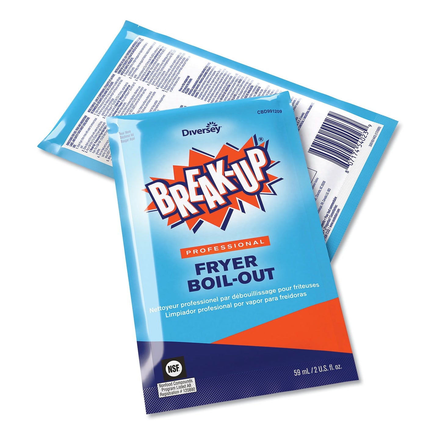 Fryer Boil-Out, Ready to Use, 2 oz Packet, 36/Carton - OrderMe