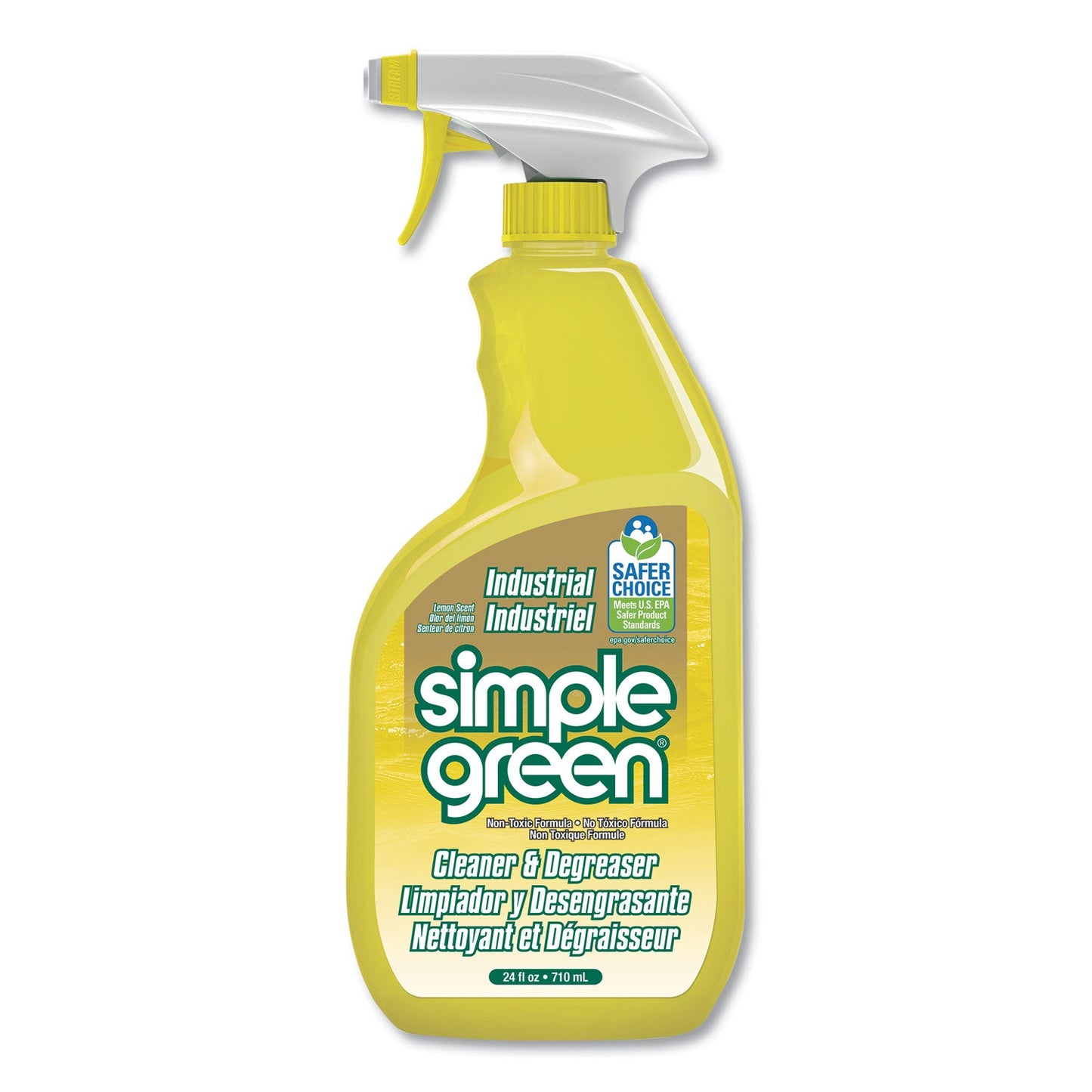 Industrial Cleaner and Degreaser, Concentrated, Lemon, 24 oz Spray Bottle, 12/Carton - OrderMe