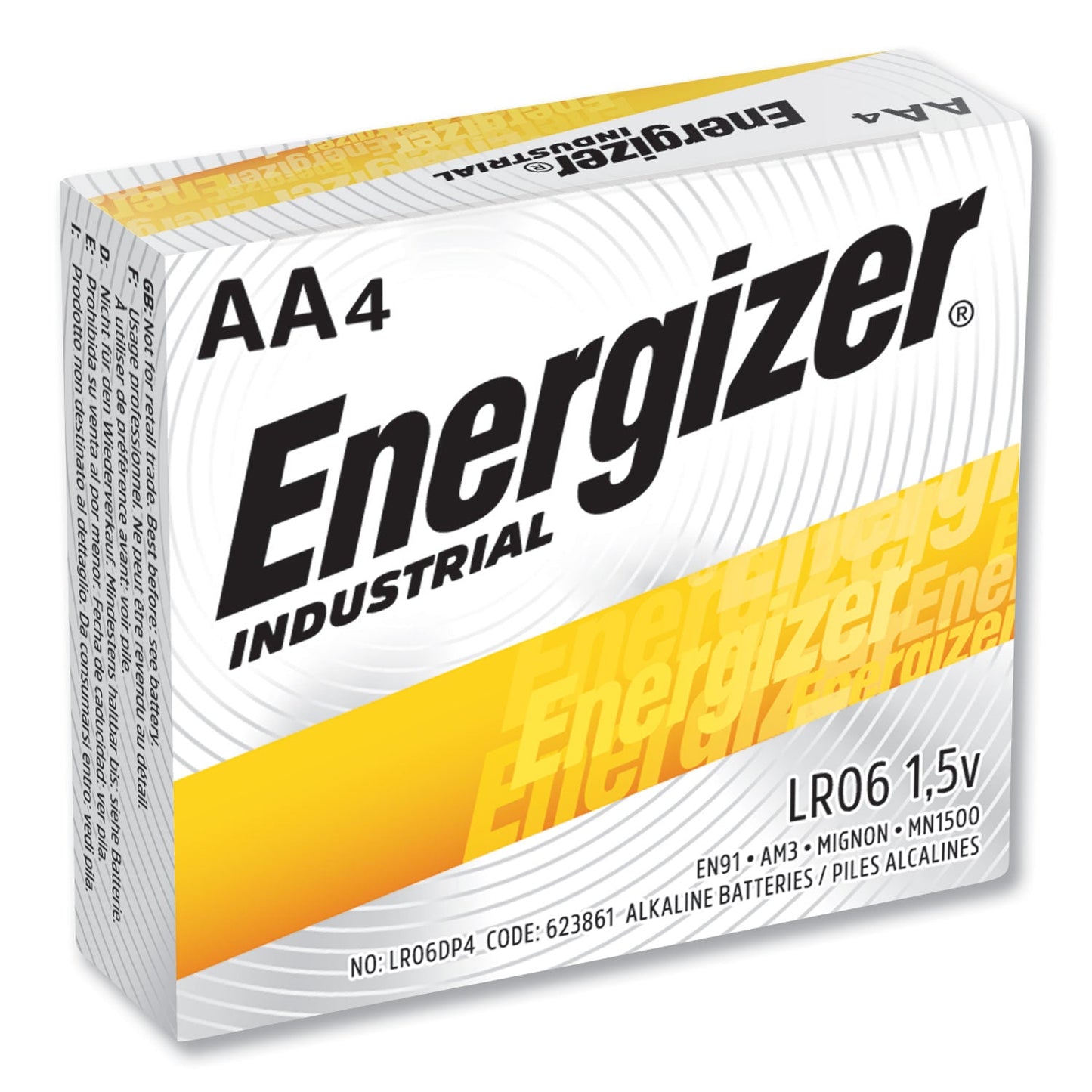 Industrial Alkaline AA Batteries, 1.5 V, 24/Box - OrderMe