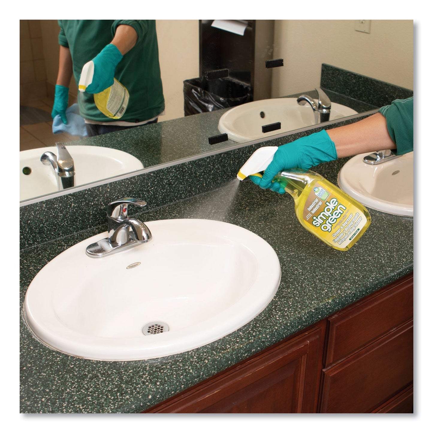 Industrial Cleaner and Degreaser, Concentrated, Lemon, 24 oz Spray Bottle, 12/Carton - OrderMe