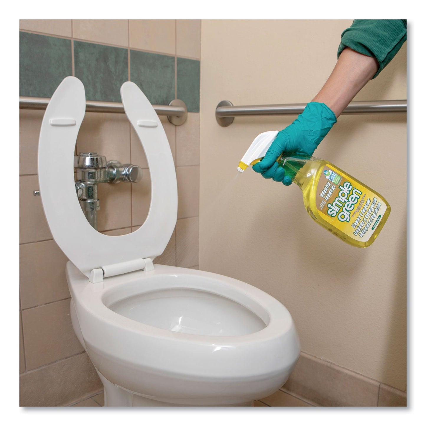 Industrial Cleaner and Degreaser, Concentrated, Lemon, 24 oz Spray Bottle, 12/Carton - OrderMe