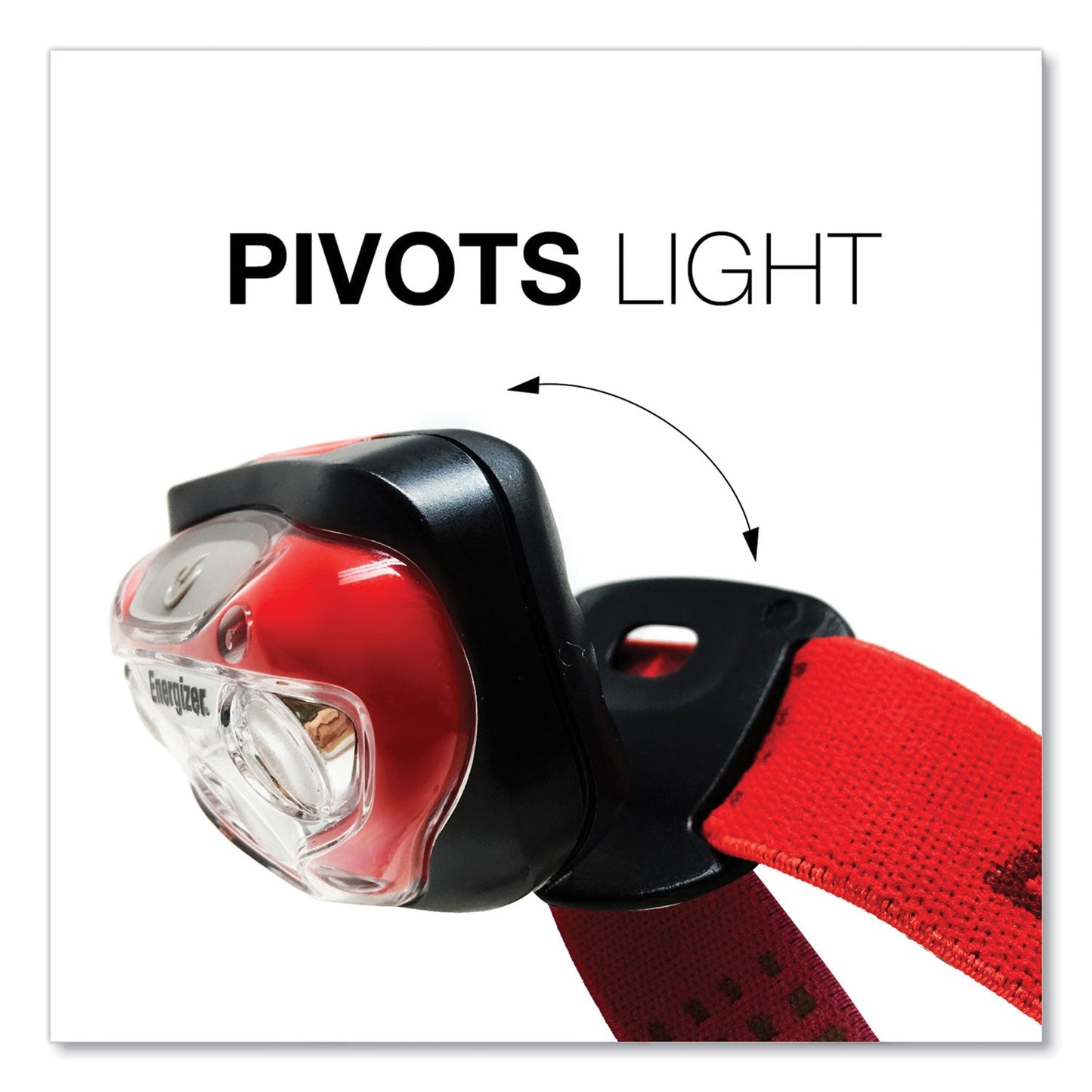 LED Headlight, 3 AAA Batteries (Included), Red - OrderMe