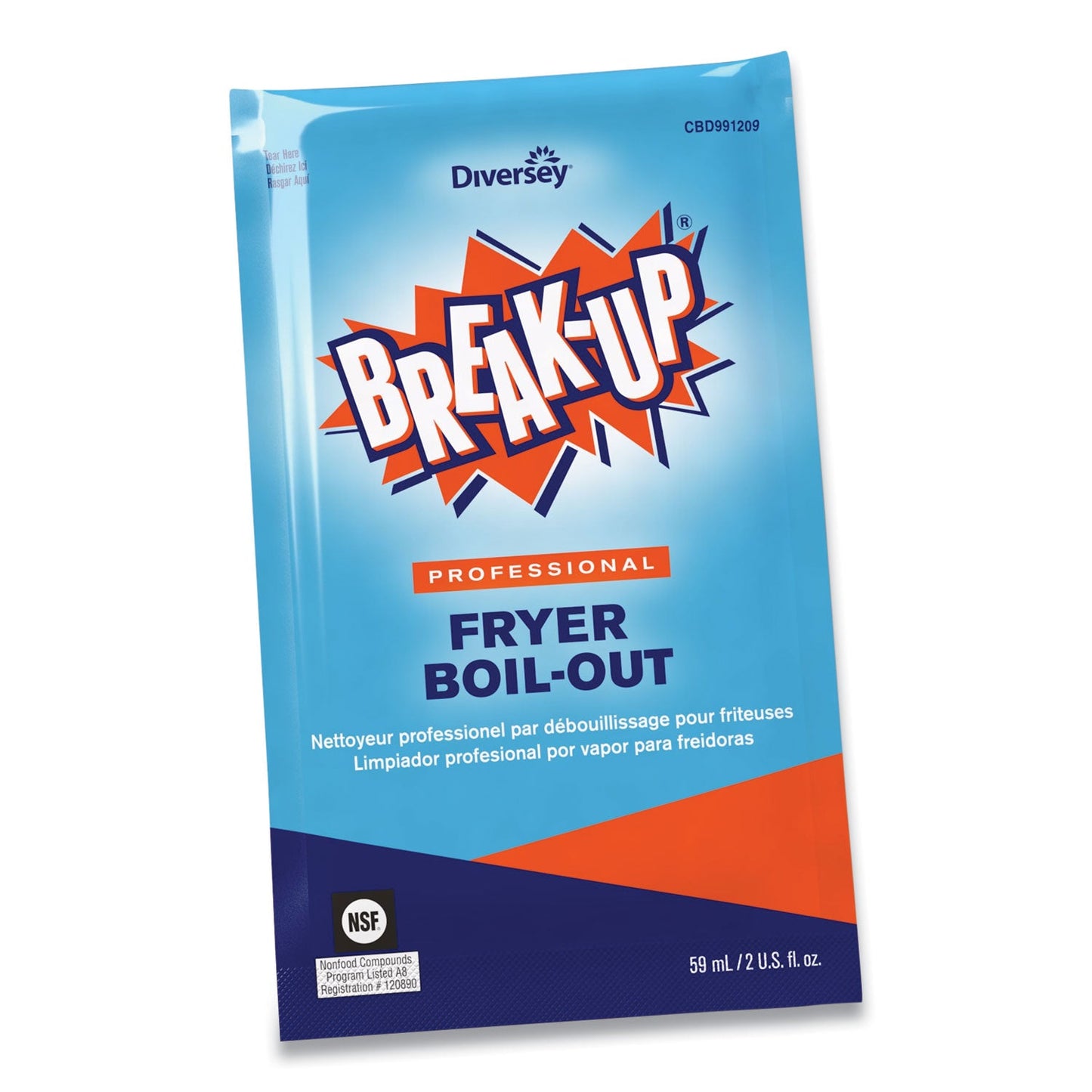 Fryer Boil-Out, Ready to Use, 2 oz Packet, 36/Carton - OrderMe