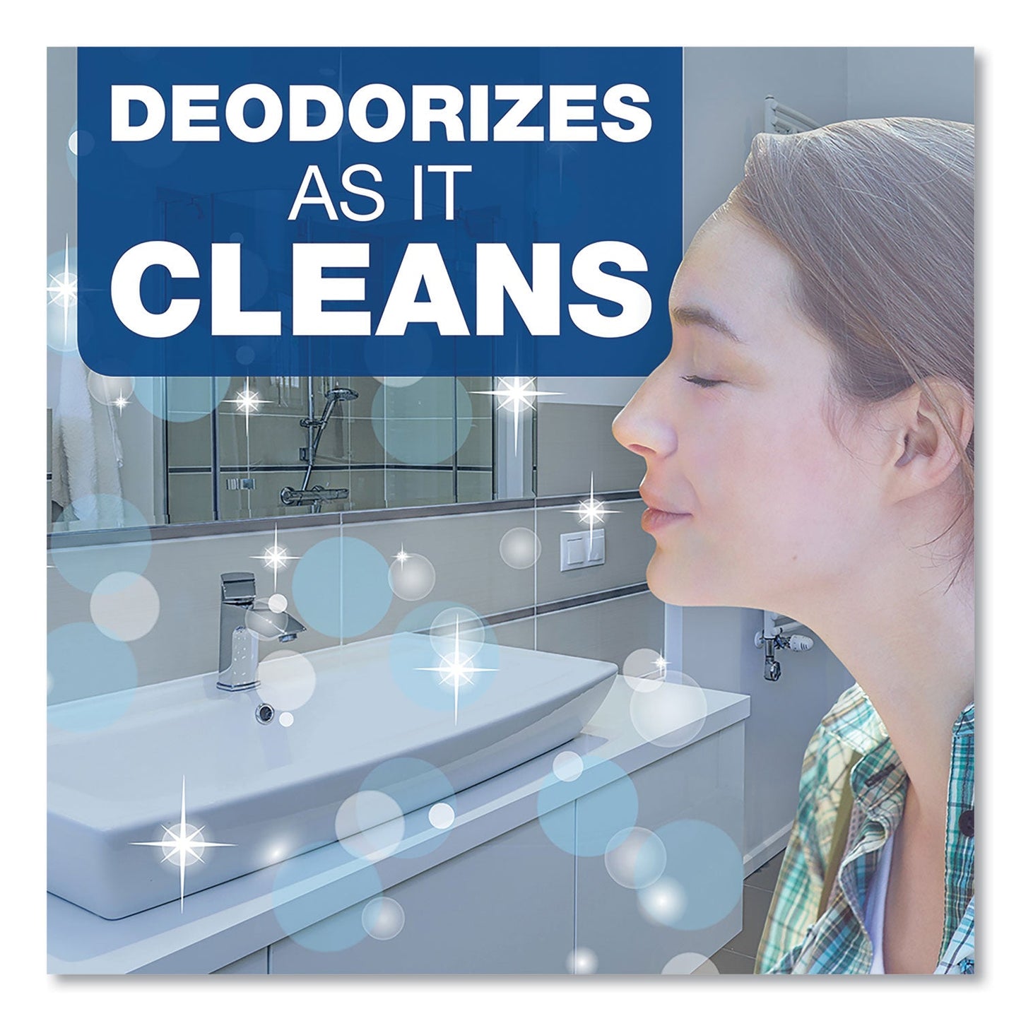 Deodorizing Cleanser with Bleach, Powder, 21 oz Canister - OrderMe