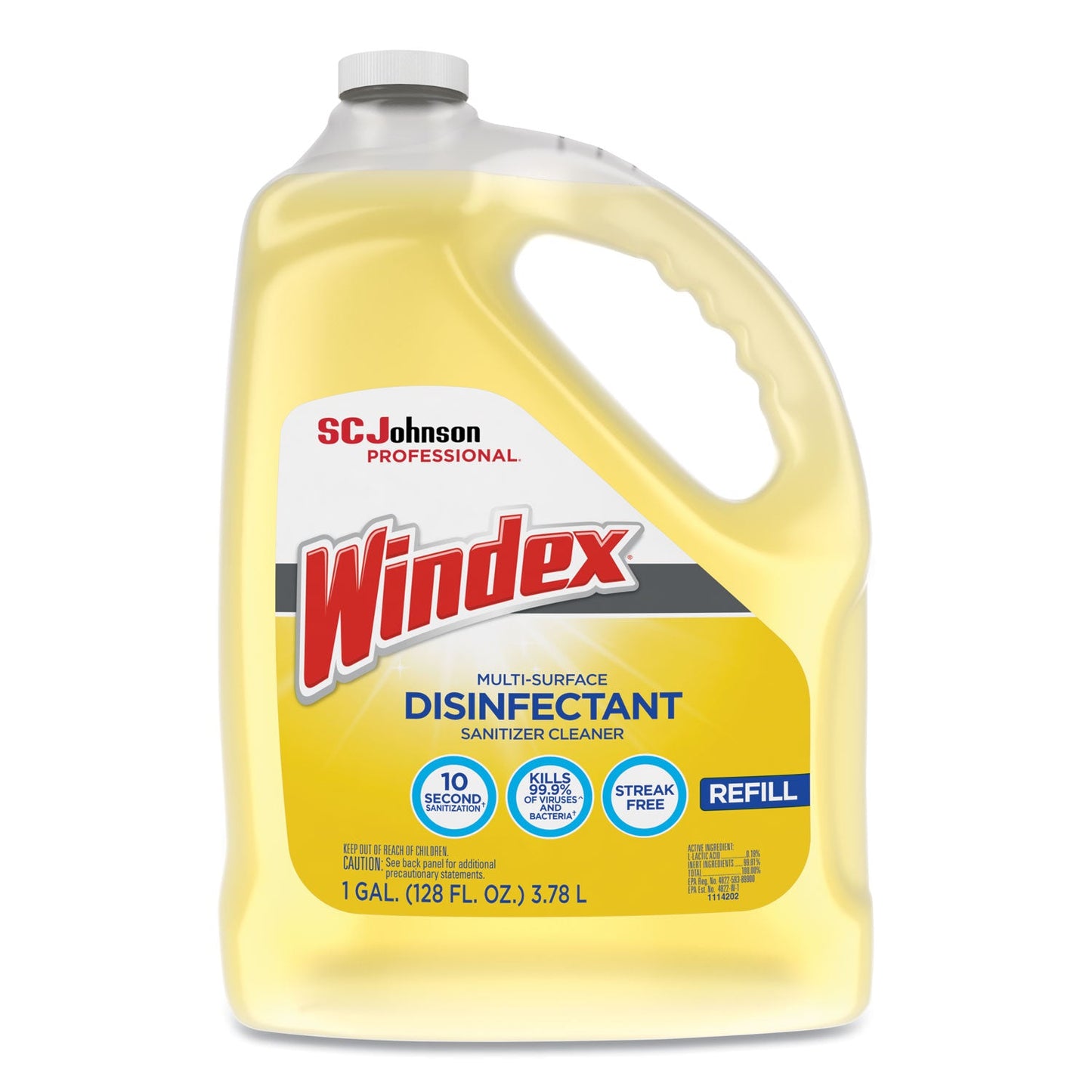 Multi-Surface Disinfectant Cleaner, Citrus, 1 gal Bottle - OrderMe