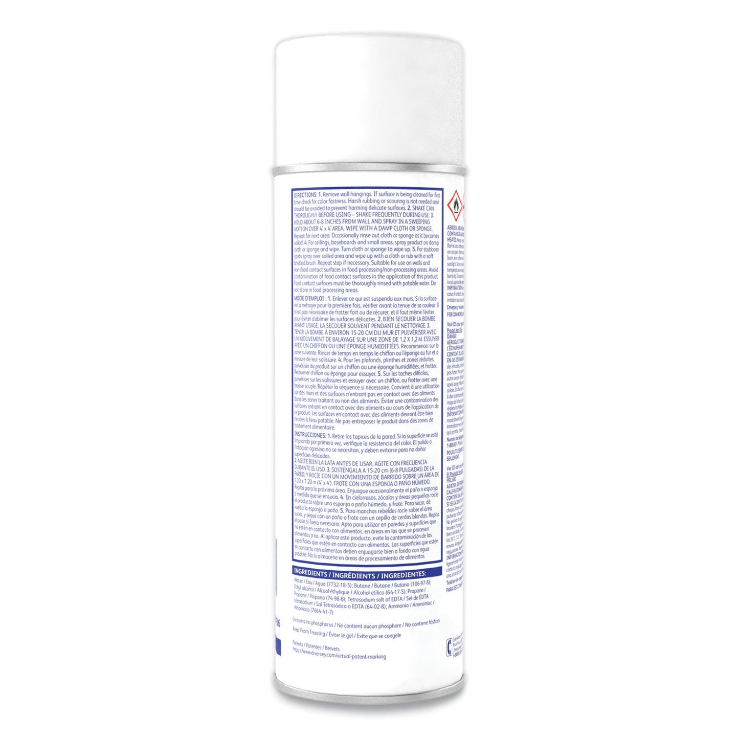 Wall Power Foaming Wall Washer, 20 oz Can, 12/Carton - OrderMe