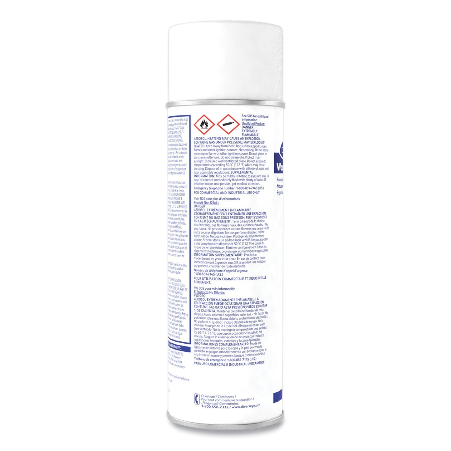 Wall Power Foaming Wall Washer, 20 oz Can, 12/Carton - OrderMe