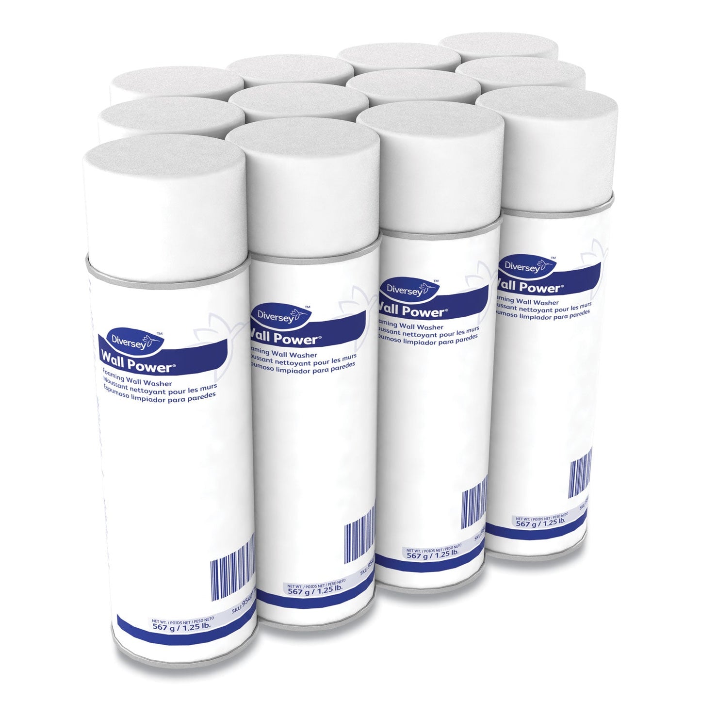 Wall Power Foaming Wall Washer, 20 oz Can, 12/Carton - OrderMe