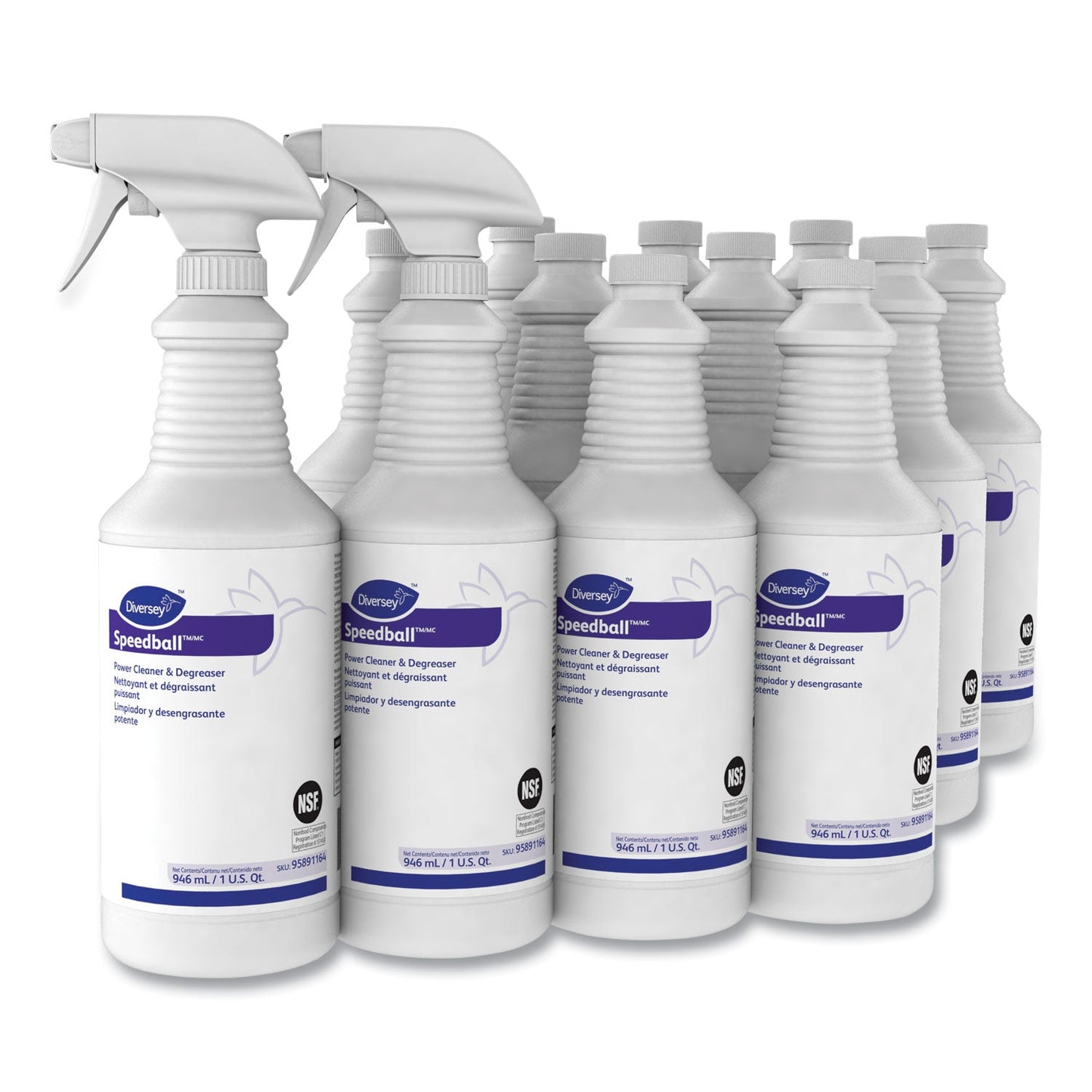 Speedball Heavy-Duty Cleaner, Citrus, Liquid, 1qt. Spray Bottle, 12/CT - OrderMe