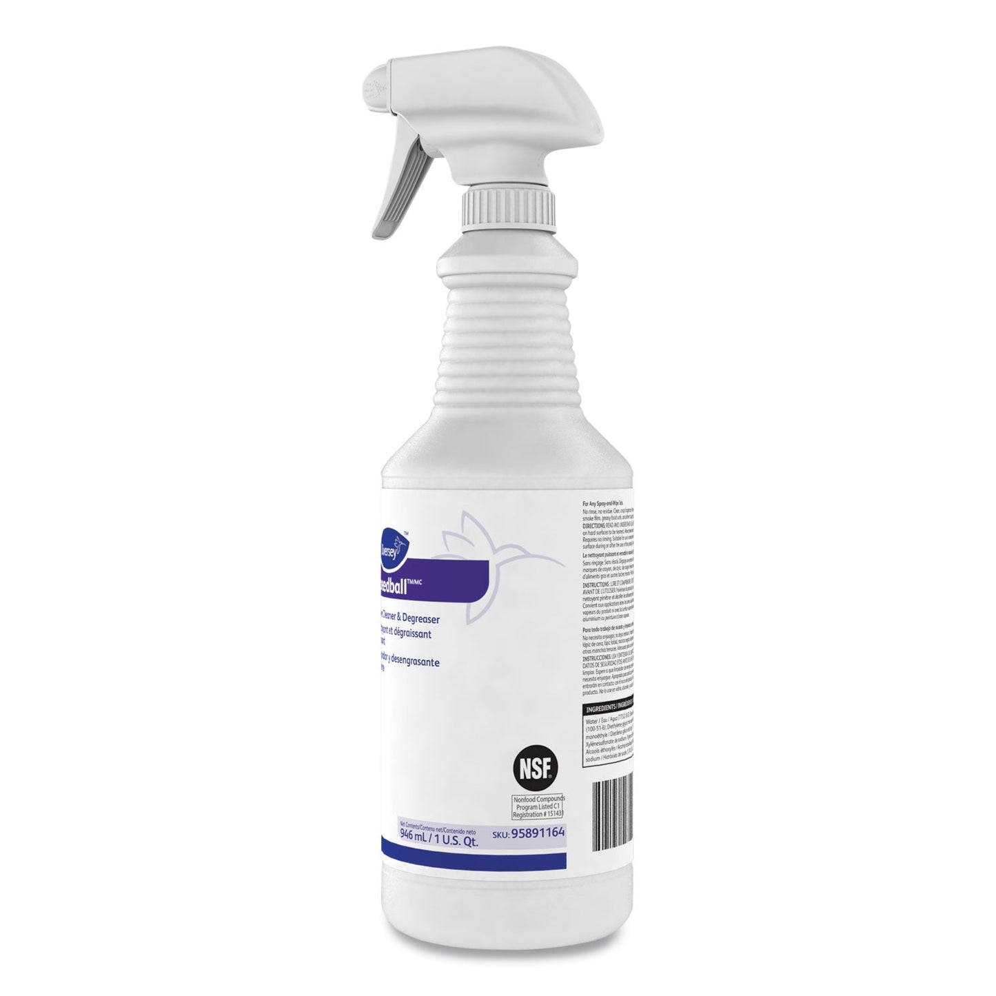 Speedball Heavy-Duty Cleaner, Citrus, Liquid, 1qt. Spray Bottle, 12/CT - OrderMe