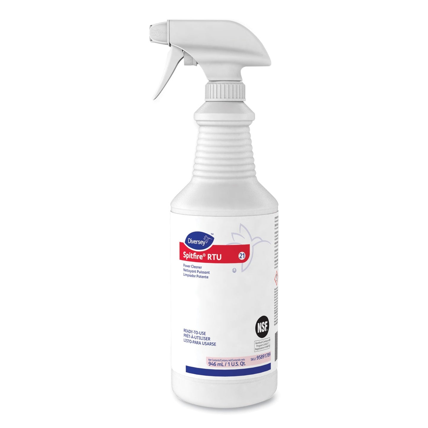 Spitfire Power Cleaner, Liquid, Fresh Pine Scent, 32 oz Spray Bottle, 12/Carton - OrderMe