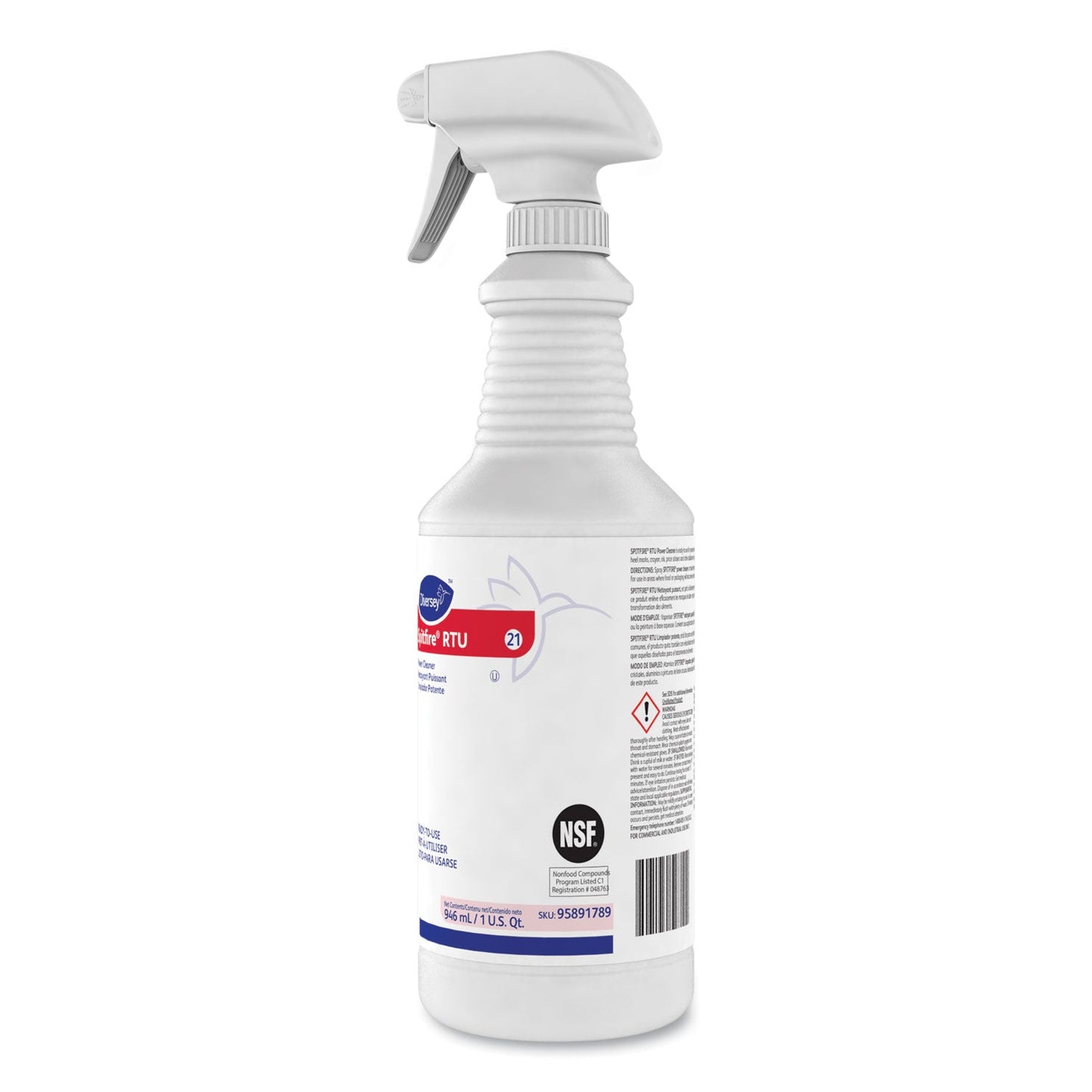 Spitfire Power Cleaner, Liquid, Fresh Pine Scent, 32 oz Spray Bottle, 12/Carton - OrderMe