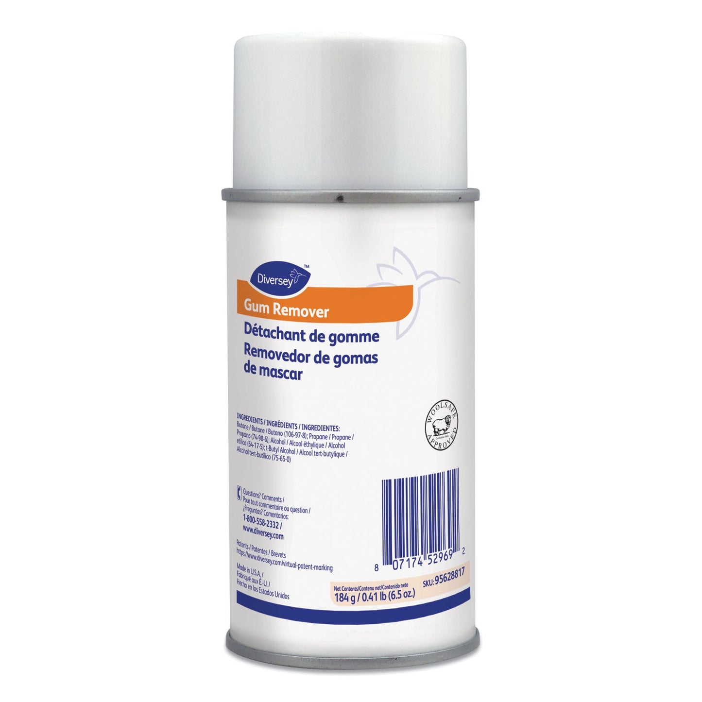 Gum Remover, 6.5 oz Aerosol Spray Can, 12/Carton - OrderMe