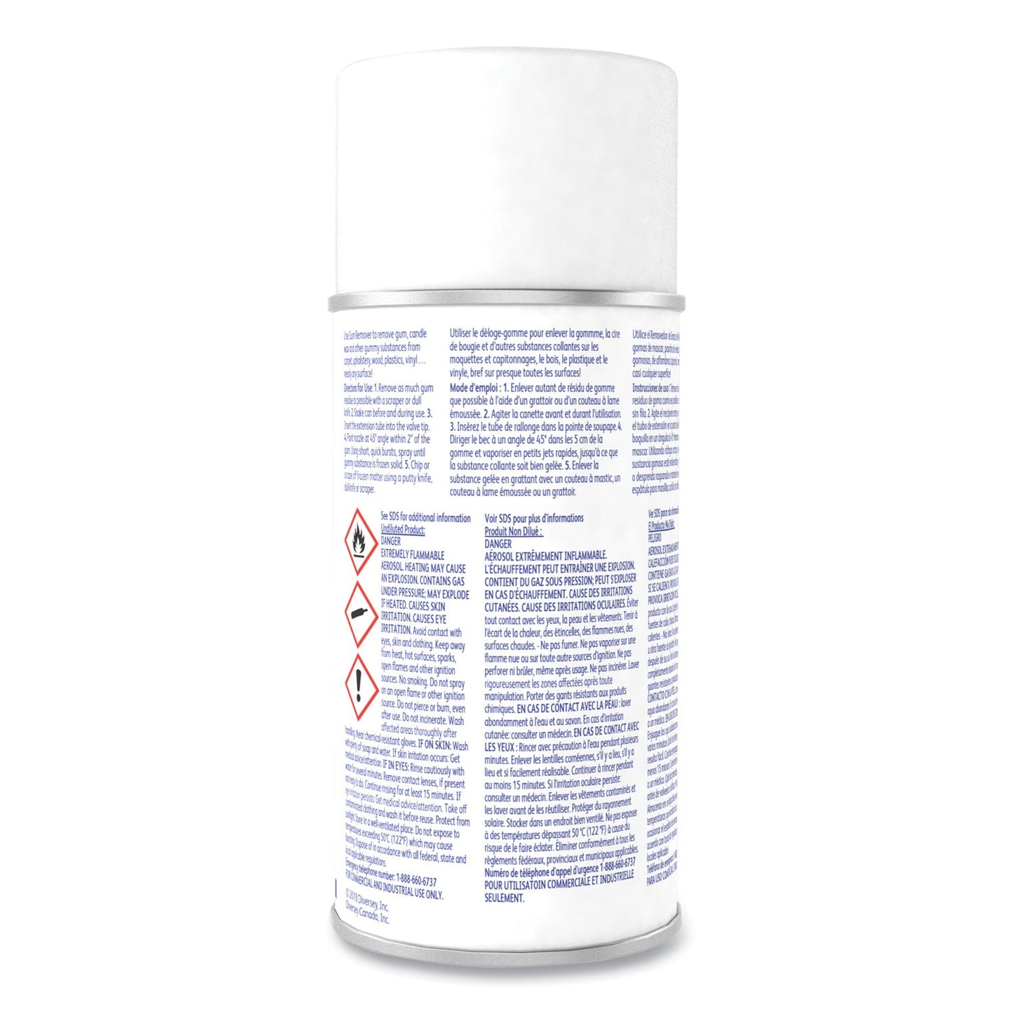 Gum Remover, 6.5 oz Aerosol Spray Can, 12/Carton - OrderMe
