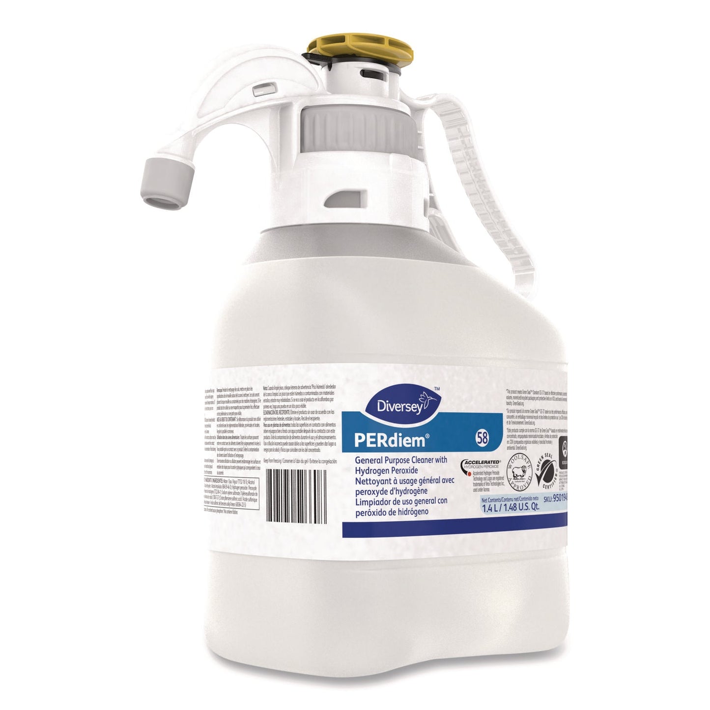 PERdiem Concentrated General Cleaner with Hydrogen Peroxide, 47.34 oz, Bottle, 2/Carton - OrderMe