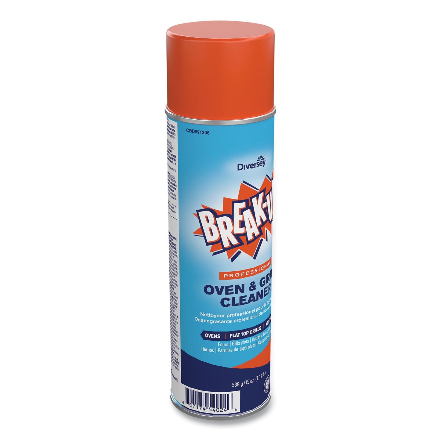 Oven And Grill Cleaner, Ready to Use, 19 oz Aerosol Spray - OrderMe