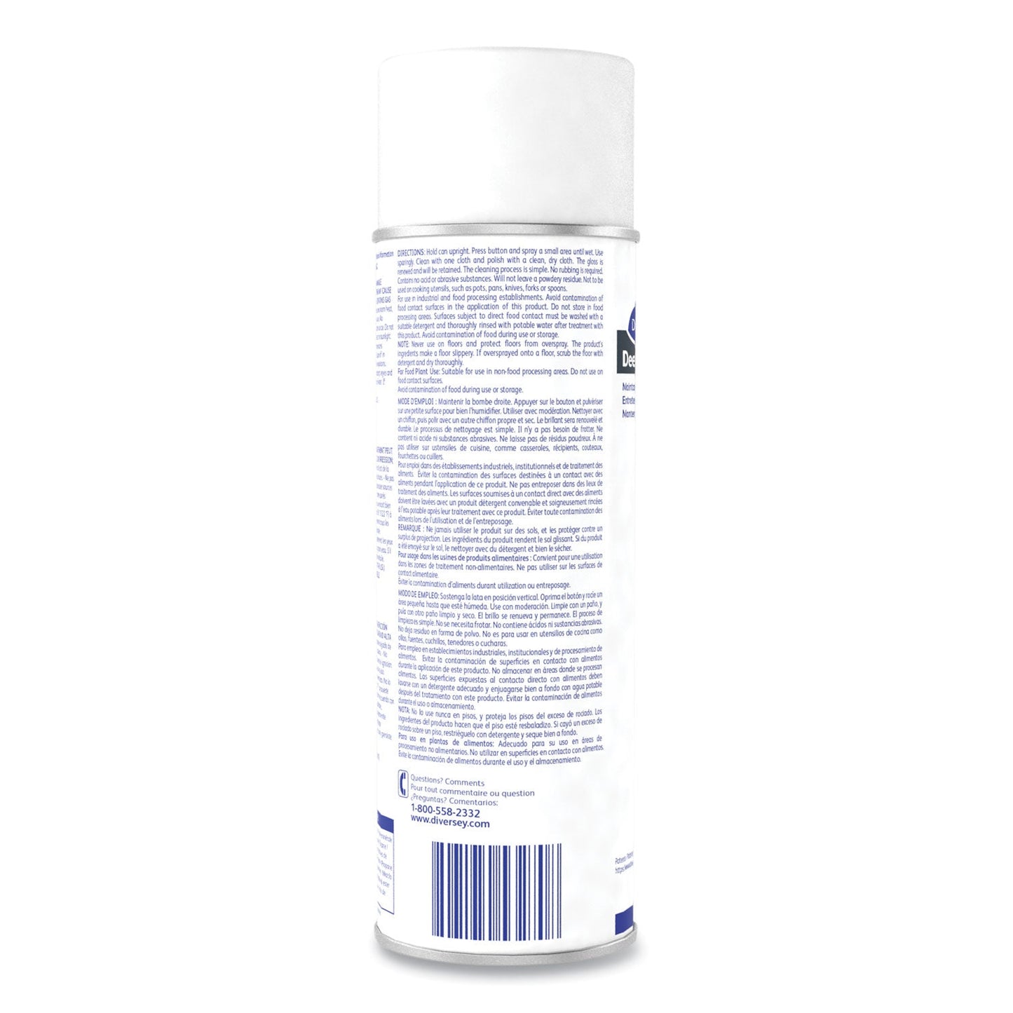 Deep Gloss Stainless Steel Maintainer, 16 oz Aerosol Spray, 12/Carton - OrderMe