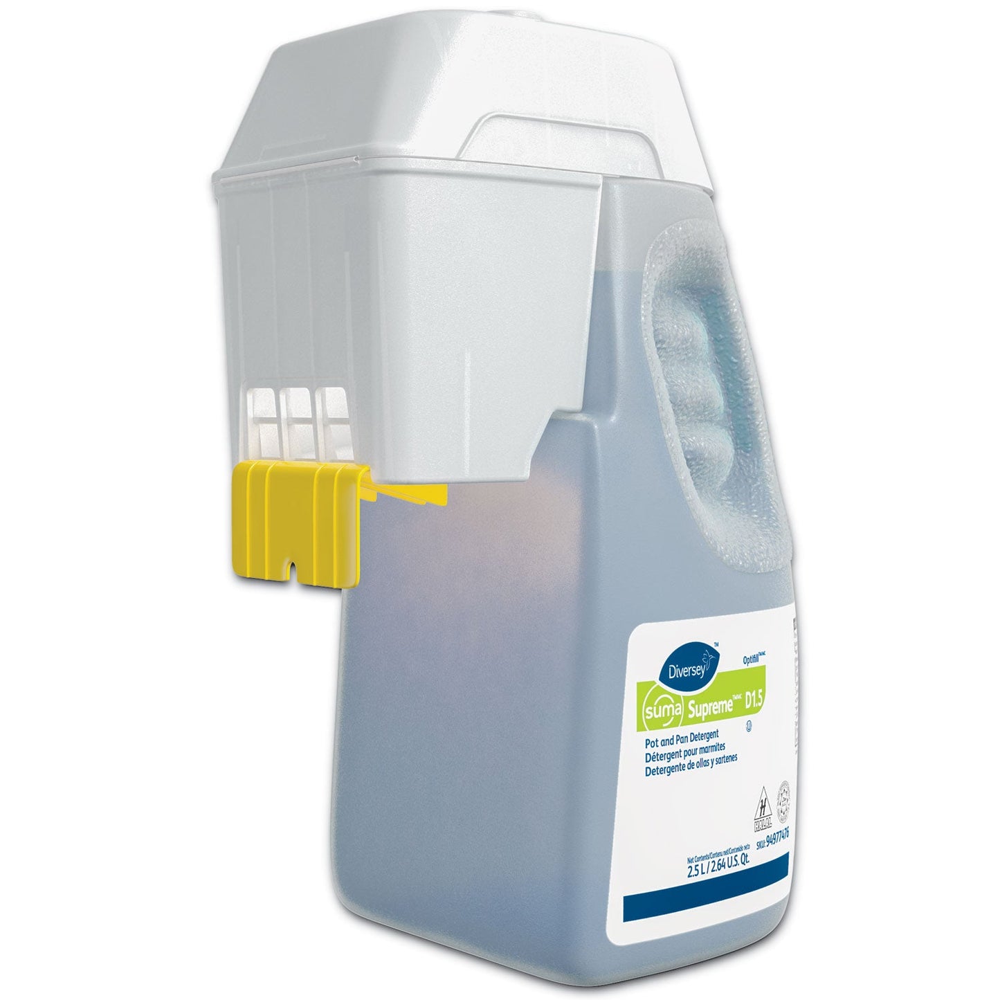Supreme Concentrated Pot and Pan Detergent, Floral, 2.6 qt Optifill System Refill - OrderMe