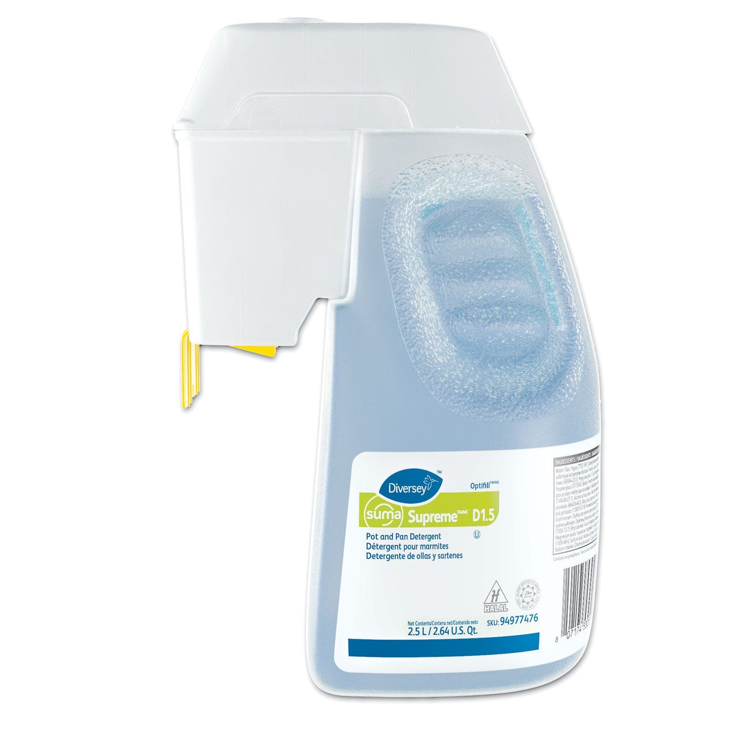 Supreme Concentrated Pot and Pan Detergent, Floral, 2.6 qt Optifill System Refill - OrderMe